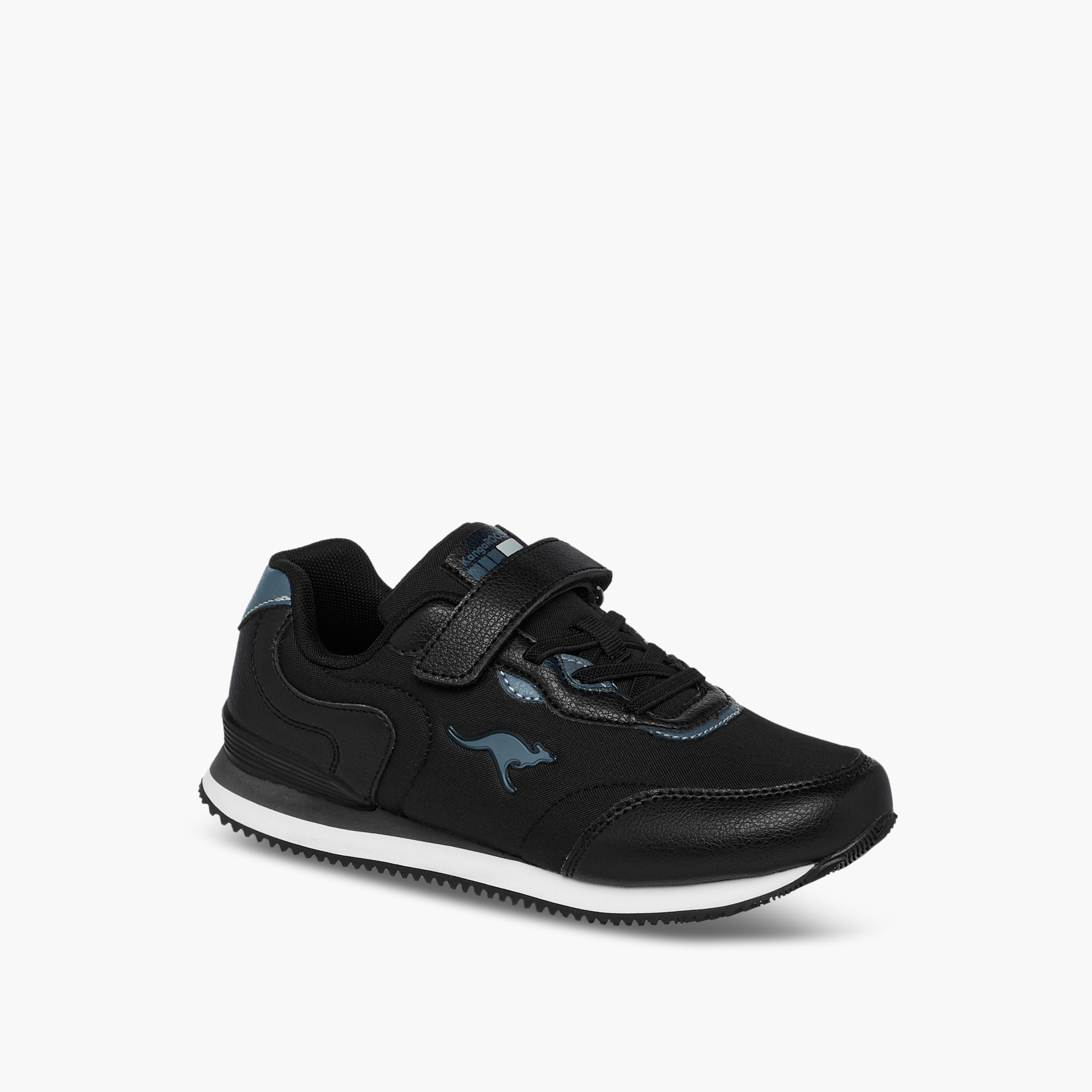 KangaROOS Boys' Panelled Sports Shoes with Hook and Loop Closure-sports-boys-shoes-image-2