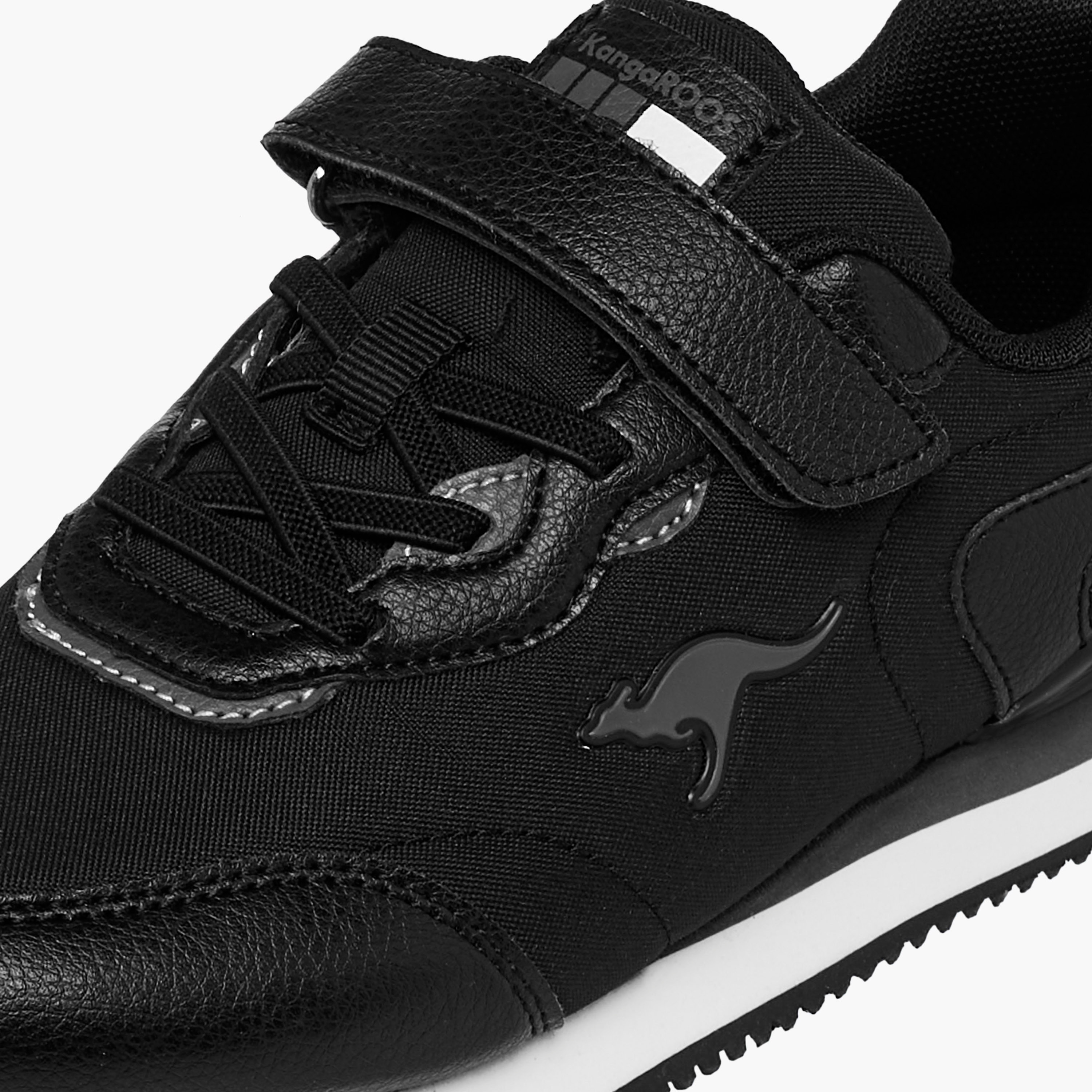 KangaROOS Boys' Panelled Sports Shoes with Hook and Loop Closure-sports-boys-shoes-image-4