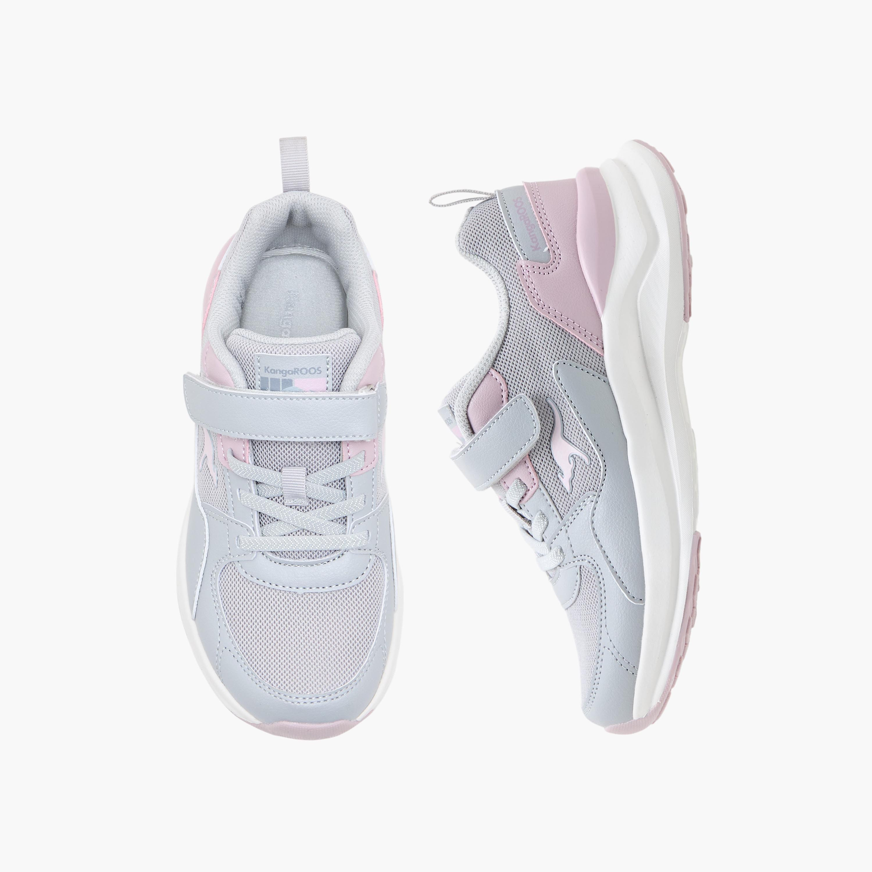 KangaROOS Girls Hook & Loop Sports Shoes-sports-girls-shoes-image-1