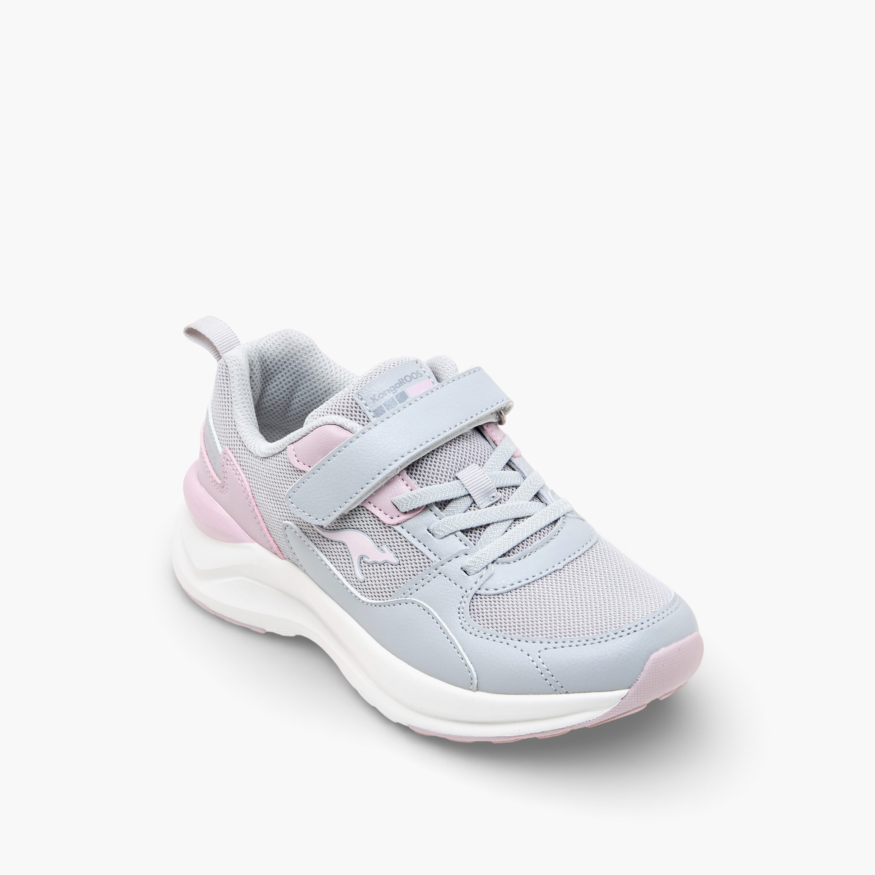 KangaROOS Girls Hook & Loop Sports Shoes-sports-girls-shoes-image-2