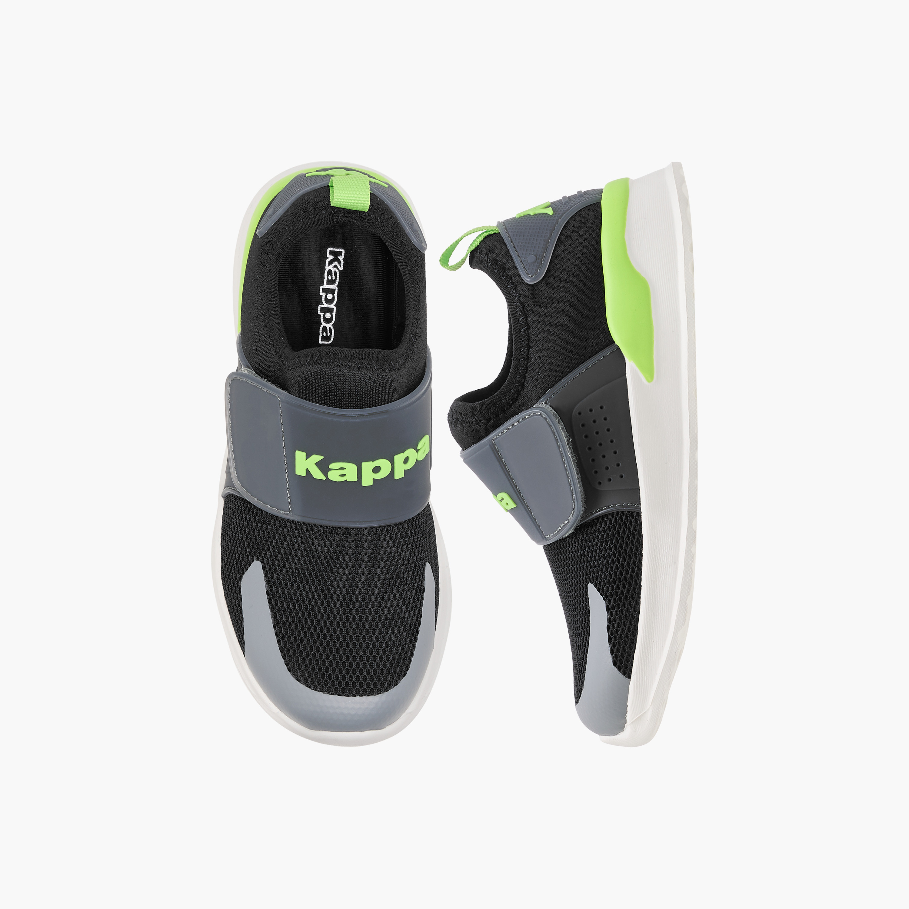 Kappa Kids Hook & Loop Cushioned Sole Walking Shoes-boys-shoes-schoolshoes-image-1