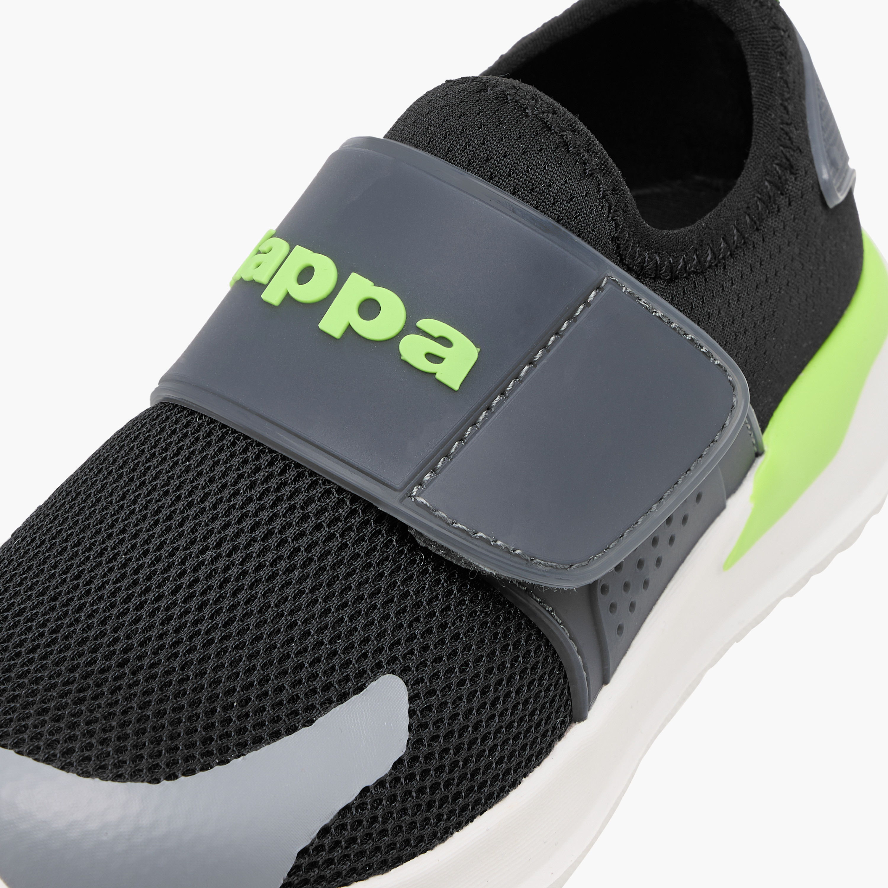 Kappa Kids Hook & Loop Cushioned Sole Walking Shoes-boys-shoes-schoolshoes-image-4