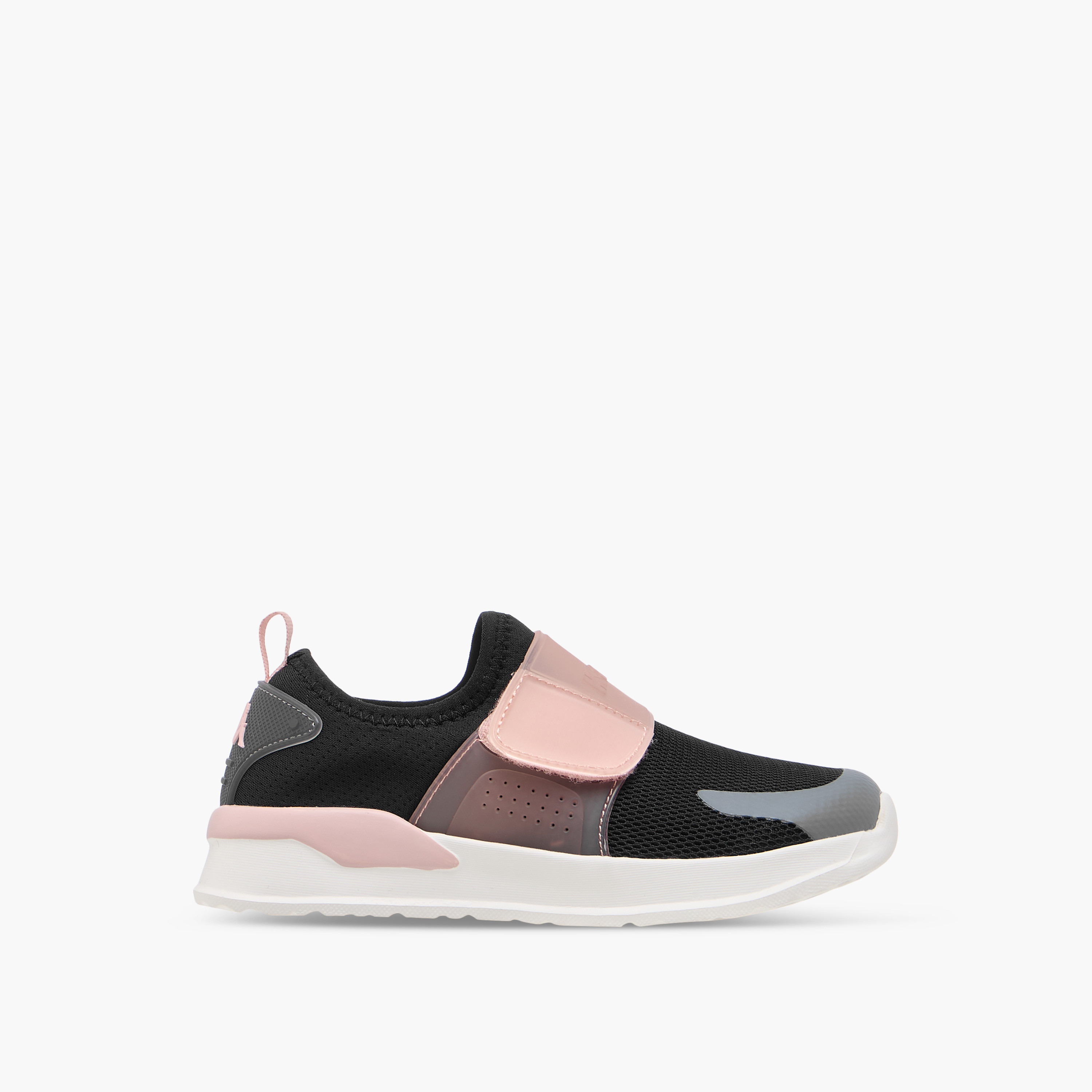 Kappa Girls Logo Detail Hook & Loop Walking Shoes-girls-shoes-sneakers-image-3
