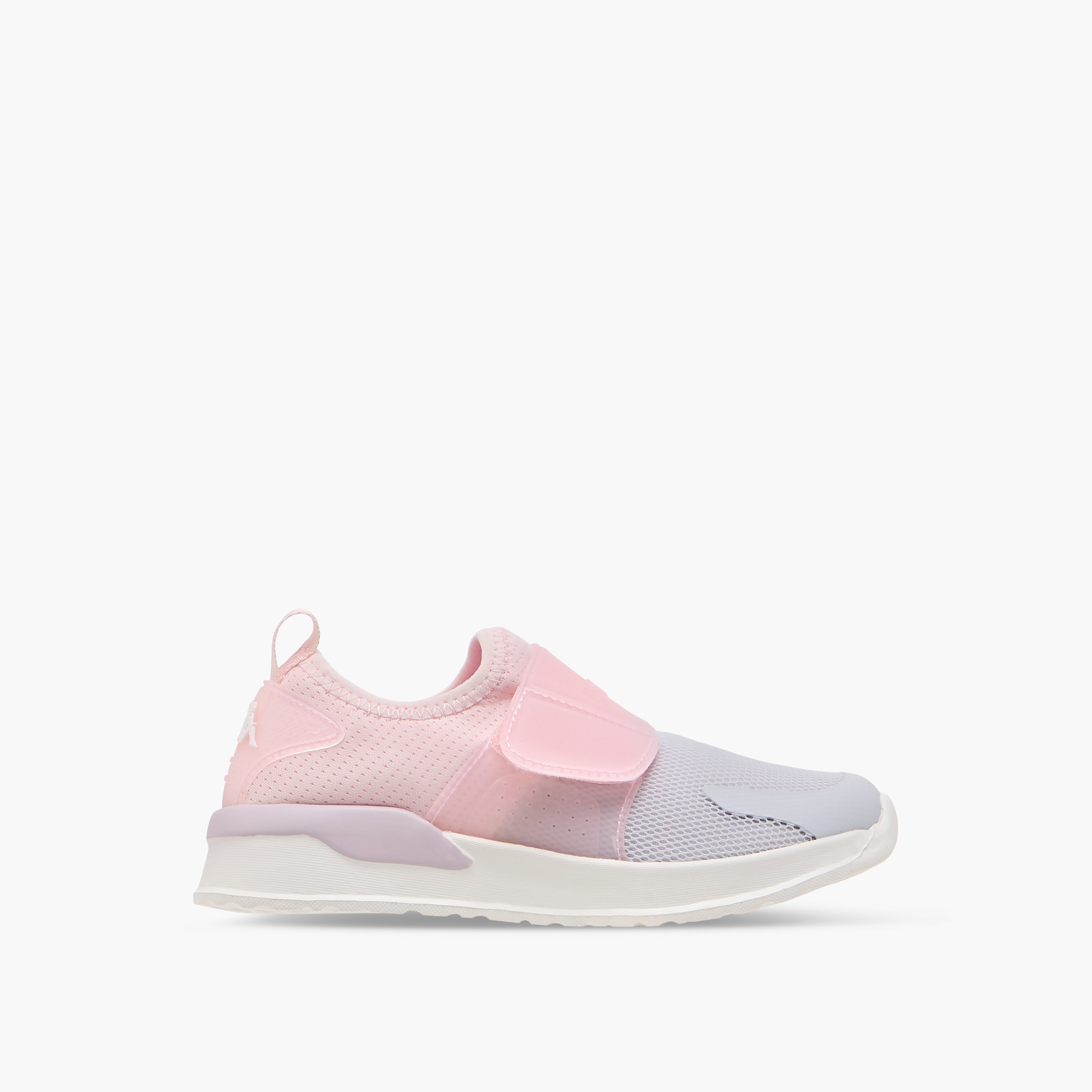 حذاء مشي بشريط لاصق وتفاصيل الشعار للبنات من كابا-girls-shoes-sneakers-image-3