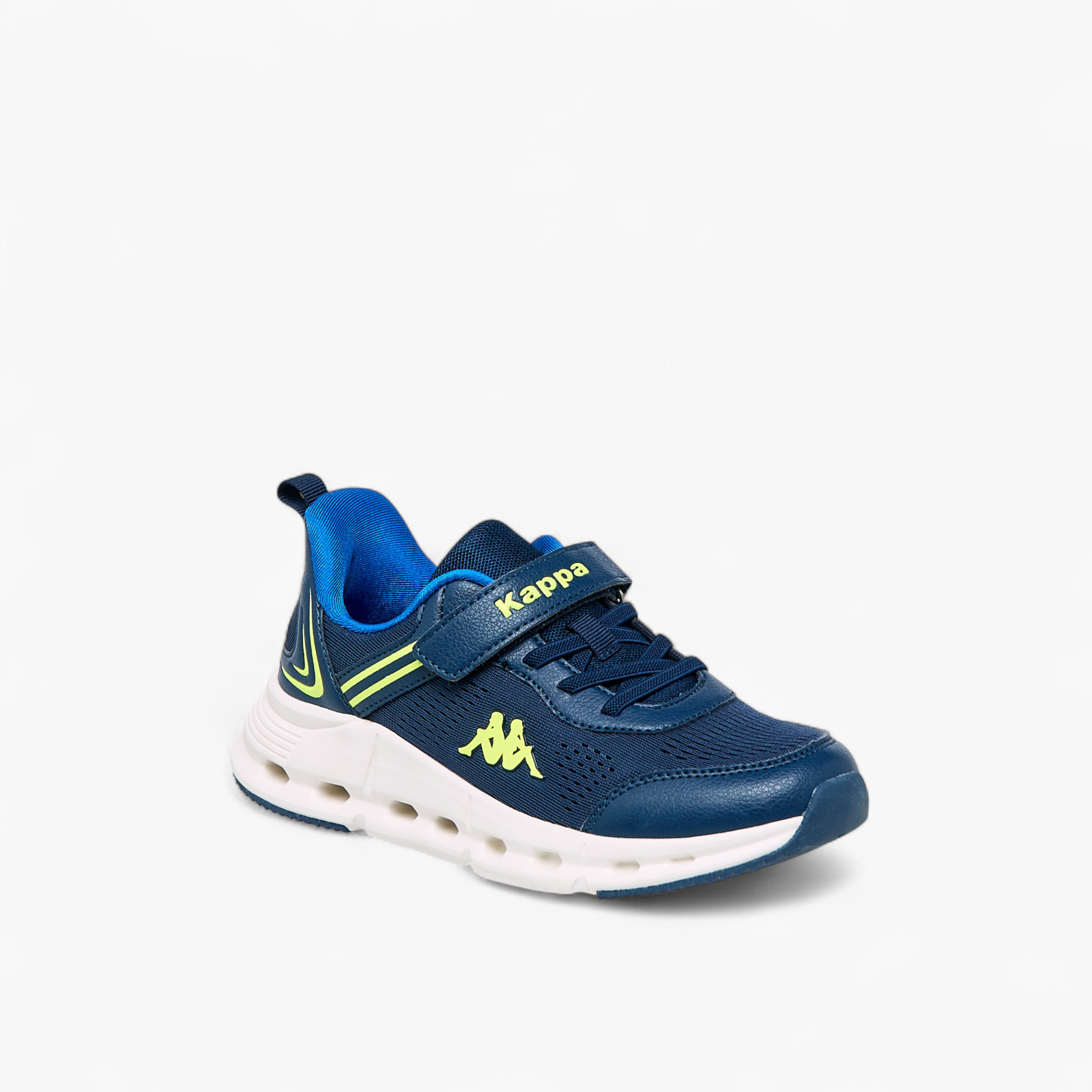 Kappa Kids' Logo Detail Sports Shoes with Hook and Loop Closure-boys-shoes-schoolshoes-image-2
