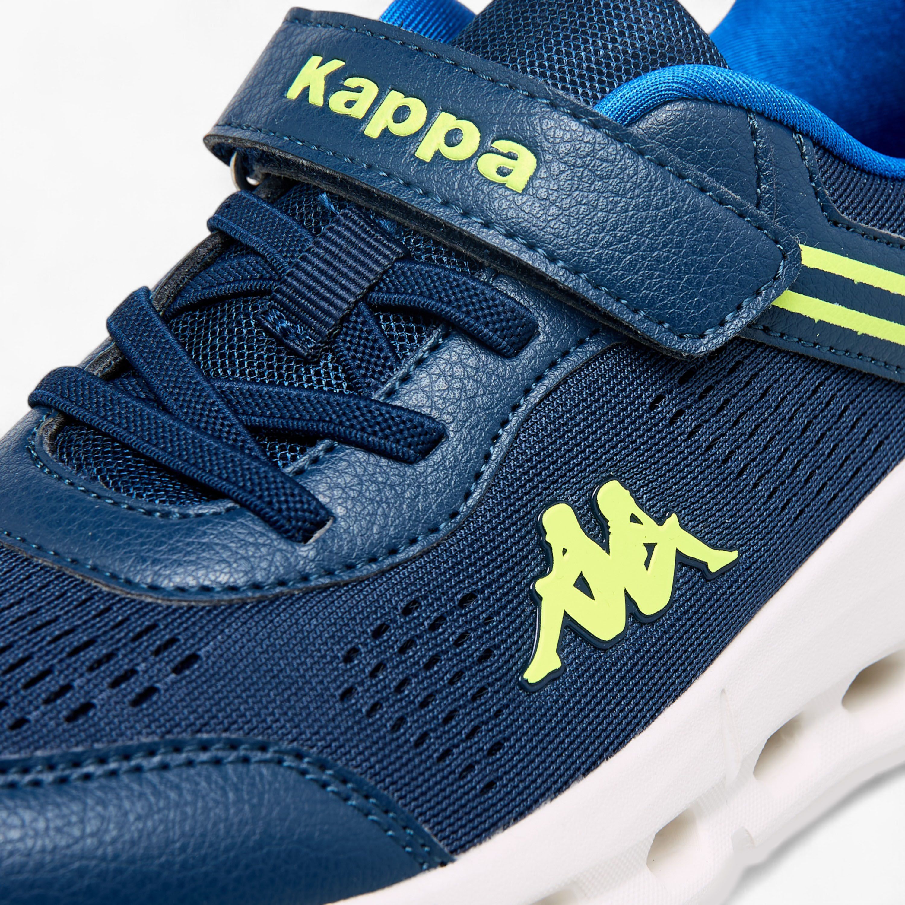 Kappa Kids' Logo Detail Sports Shoes with Hook and Loop Closure-boys-shoes-schoolshoes-image-4