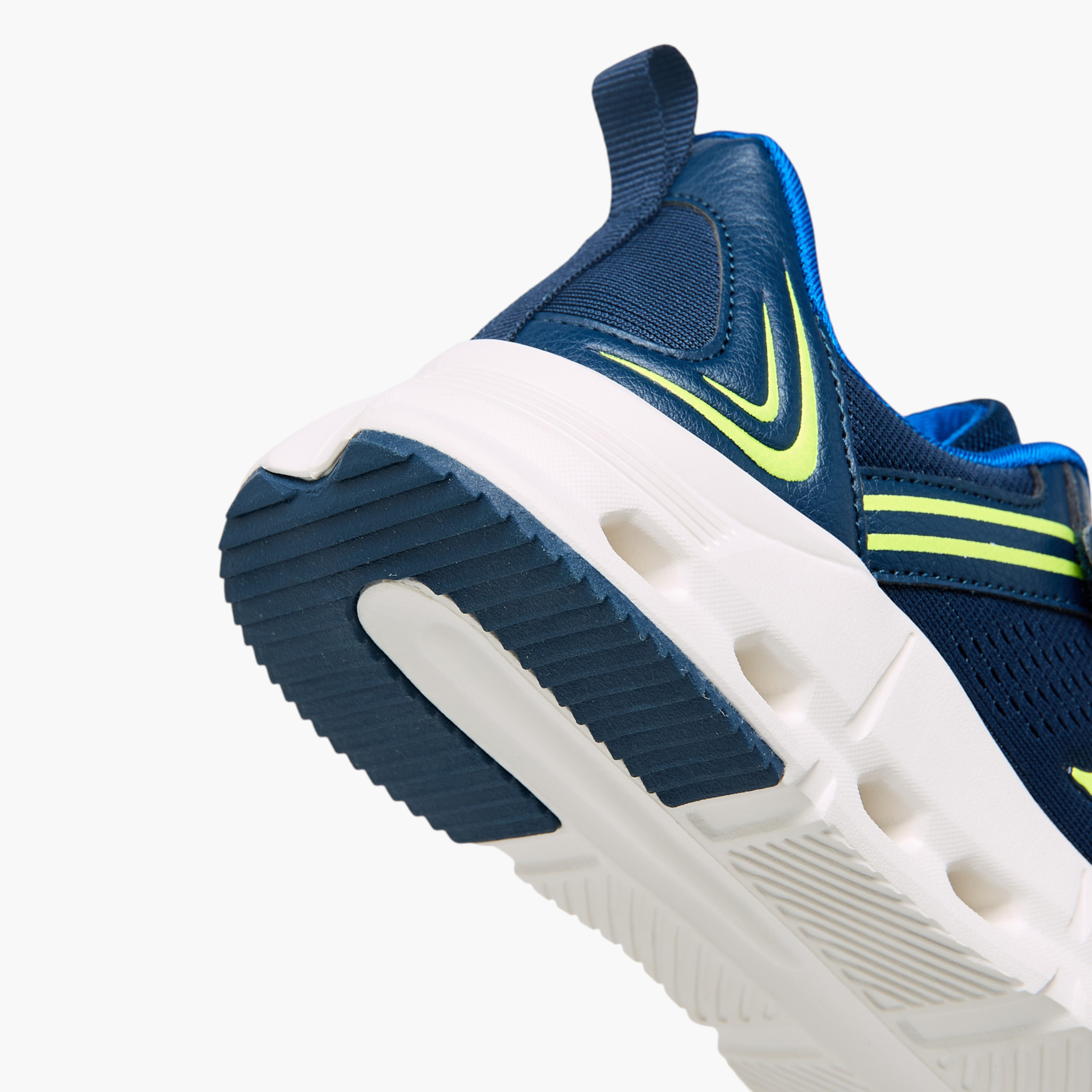 Kappa Kids' Logo Detail Sports Shoes with Hook and Loop Closure-boys-shoes-schoolshoes-image-5