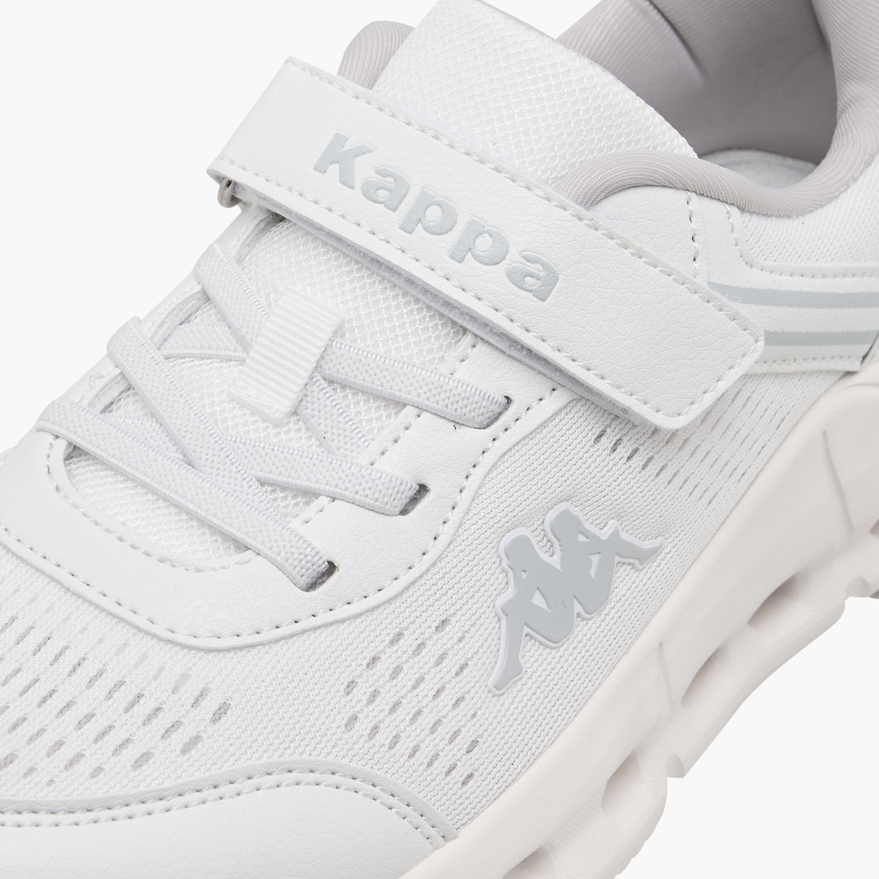 Kappa Kids' Logo Detail Sports Shoes with Hook and Loop Closure-boys-shoes-schoolshoes-image-4