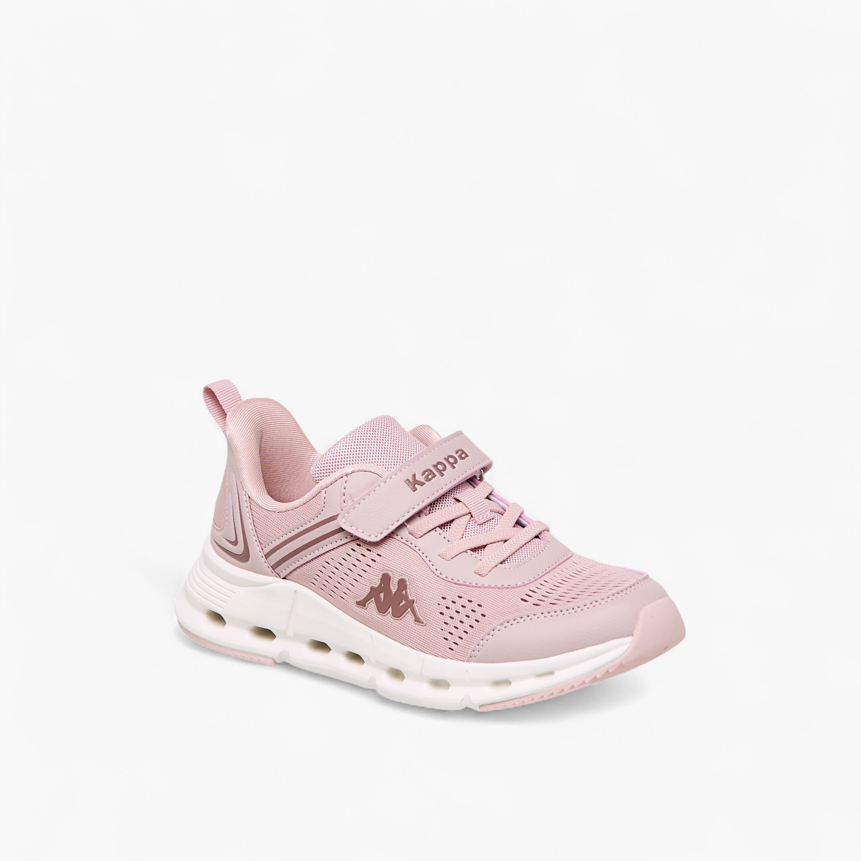 Kappa Girls' Hook and Loop Panelled Sports Shoes-girls-shoes-sneakers-image-2