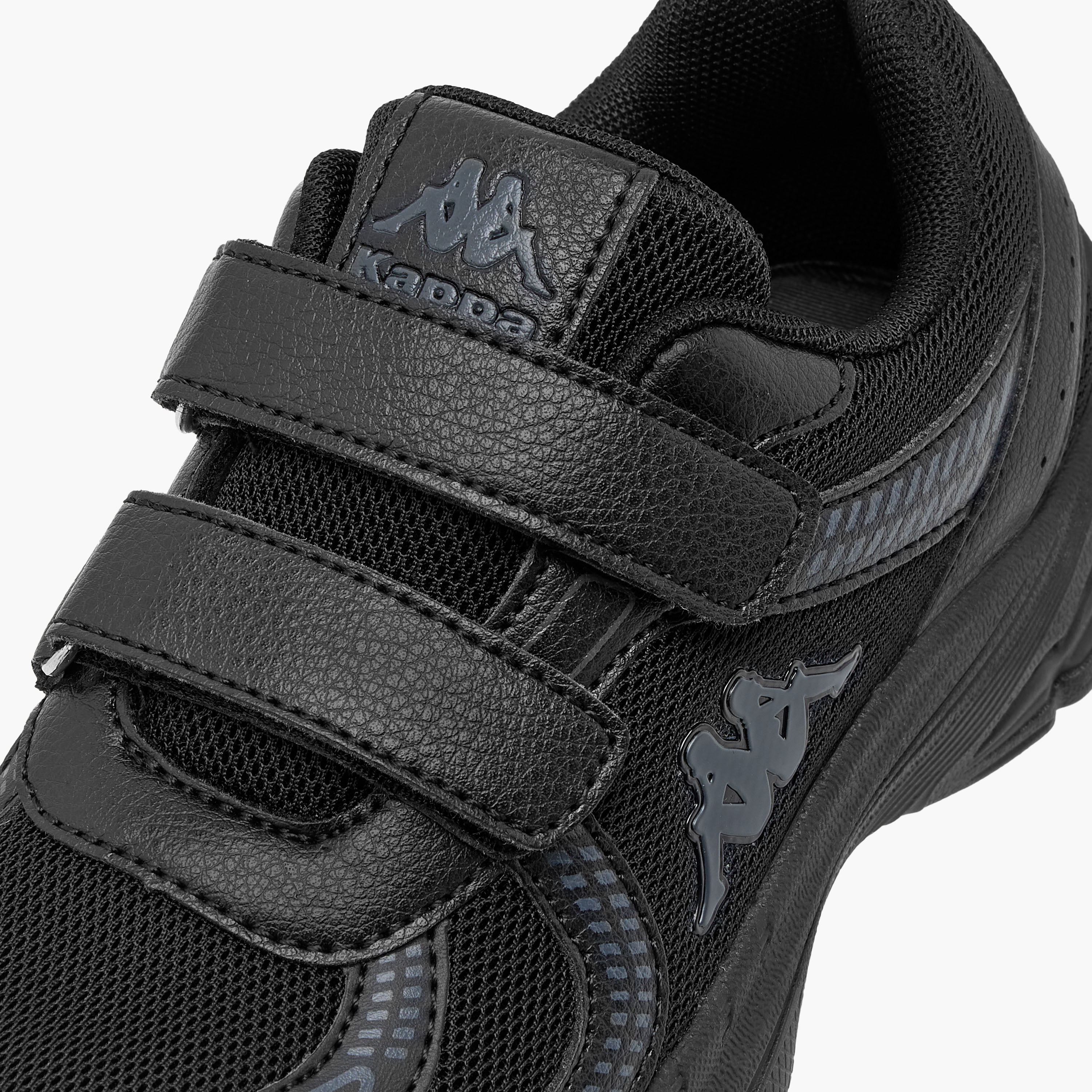 حذاء مدرسي بشعار وشريط إغلاق للأطفال من كابا-boys-shoes-schoolshoes-image-4