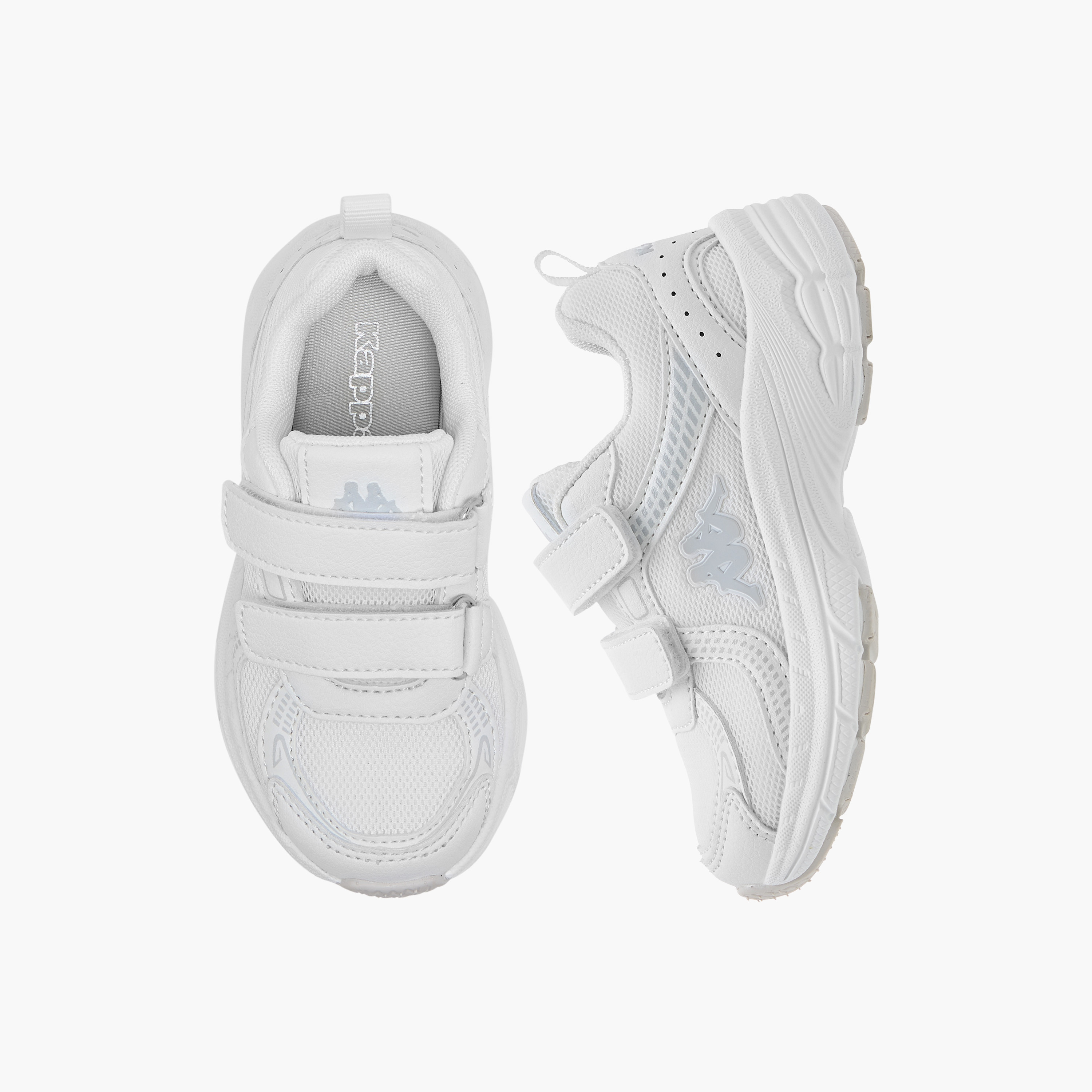 Kappa Kids' Logo Detail School Shoes with Hook and Loop Closure-boys-shoes-schoolshoes-image-1