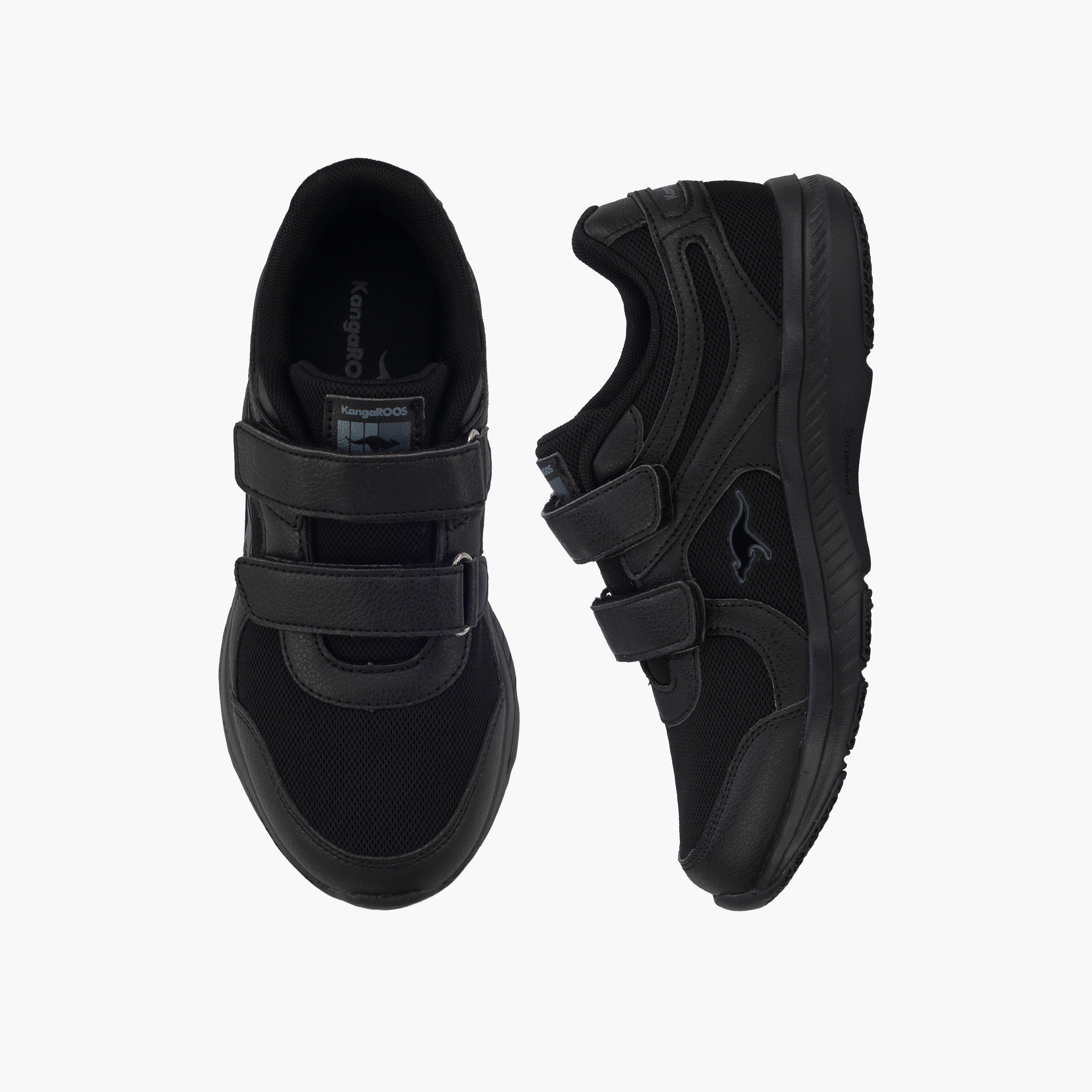 حذاء مدرسي بشريط إغلاق لاصق للأطفال من كانغاروز-boys-shoes-schoolshoes-image-1