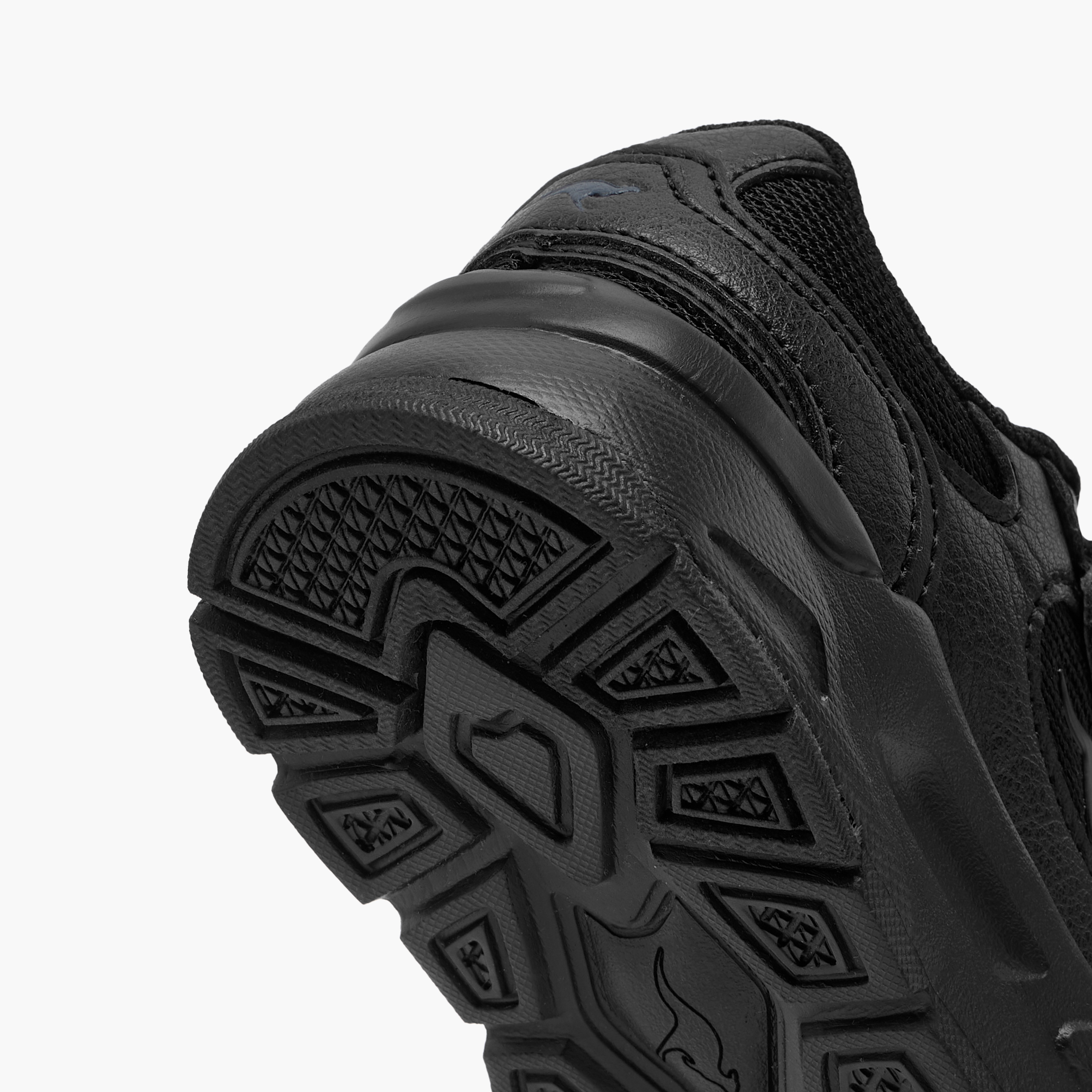 KangaROOS Unisex Logo Detail School Shoes with Hook and Loop Closure-girls-shoes-schoolshoes-image-5