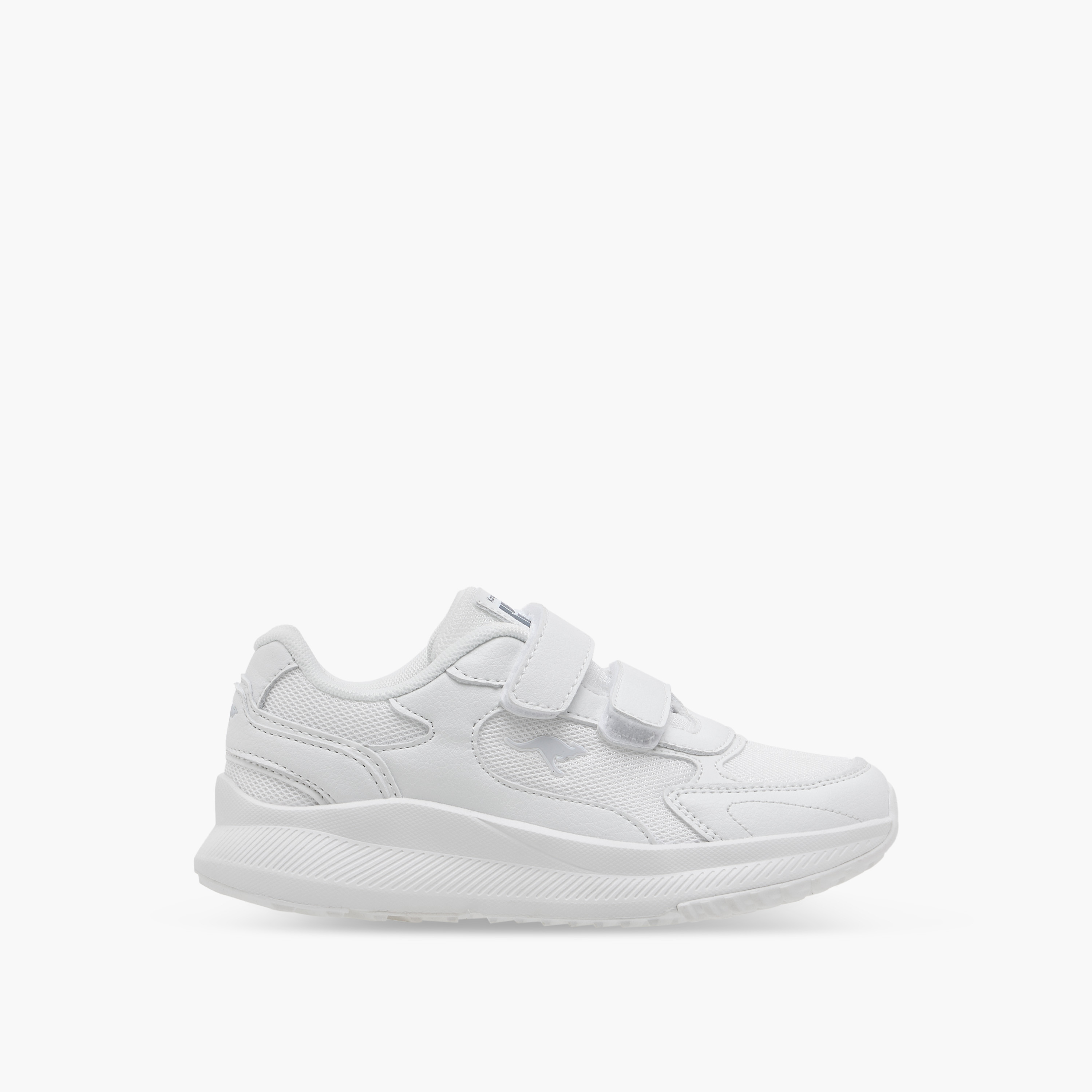 KangaROOS Unisex Logo Detail School Shoes with Hook and Loop Closure-boys-shoes-schoolshoes-image-3