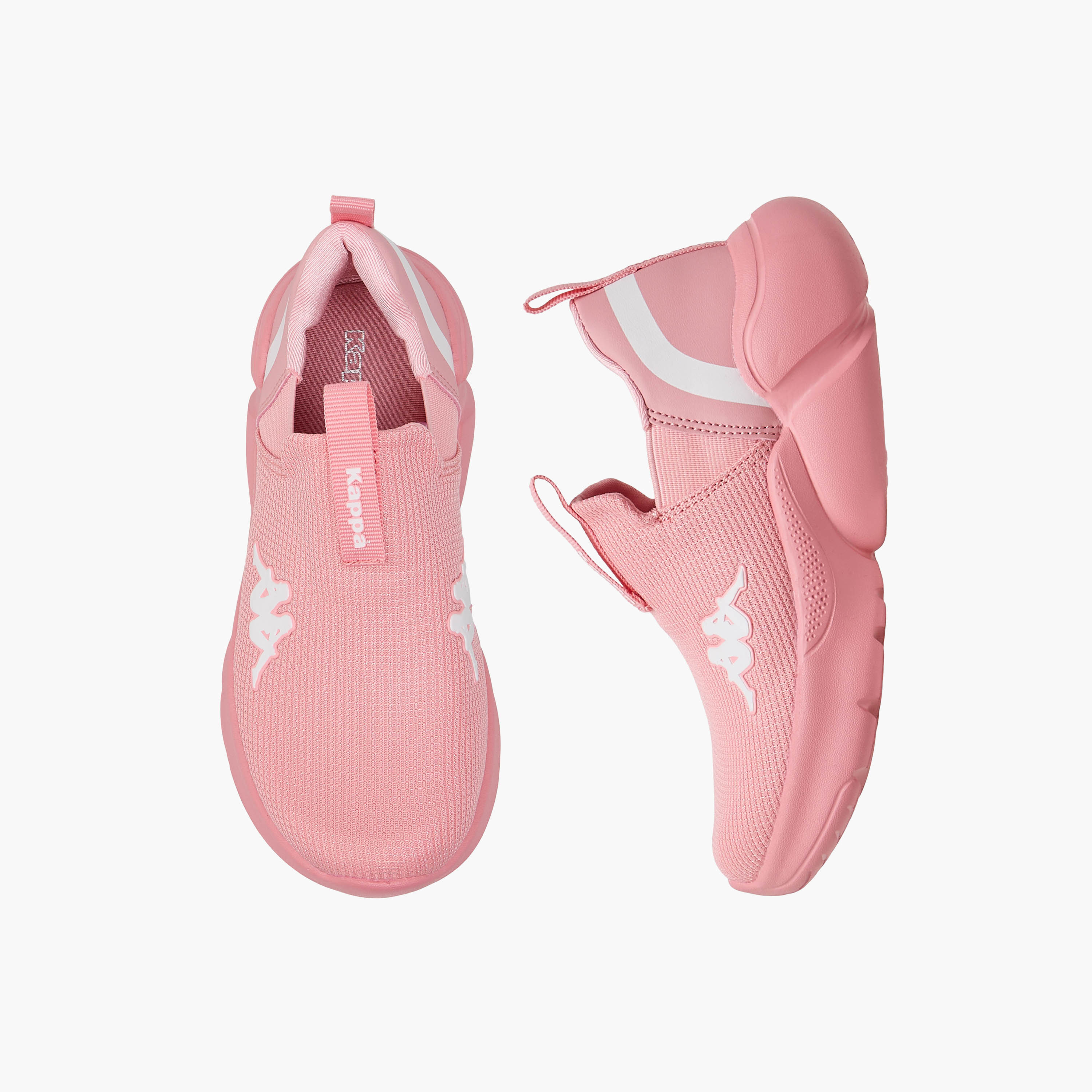 Kappa Women's Logo Applique Slip-On Sports Shoes with Pull Tab-women-shoes-sports-image-1