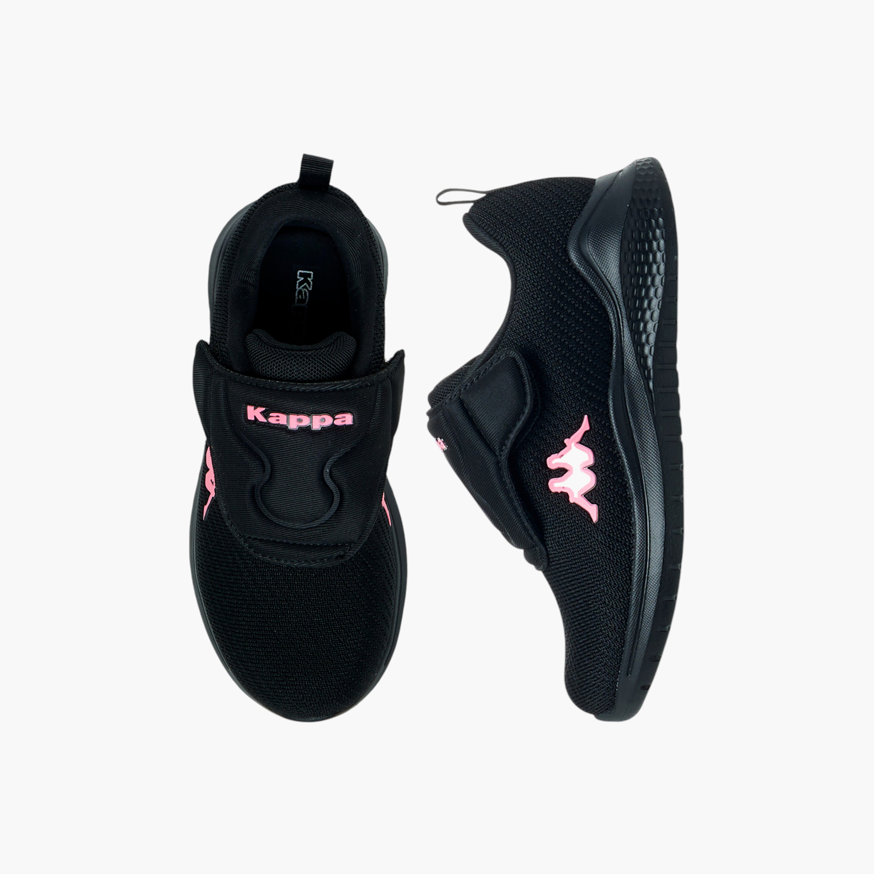 Kappa Girls Textured Hook & Loop Walking Shoes-girls-shoes-sports-image-1
