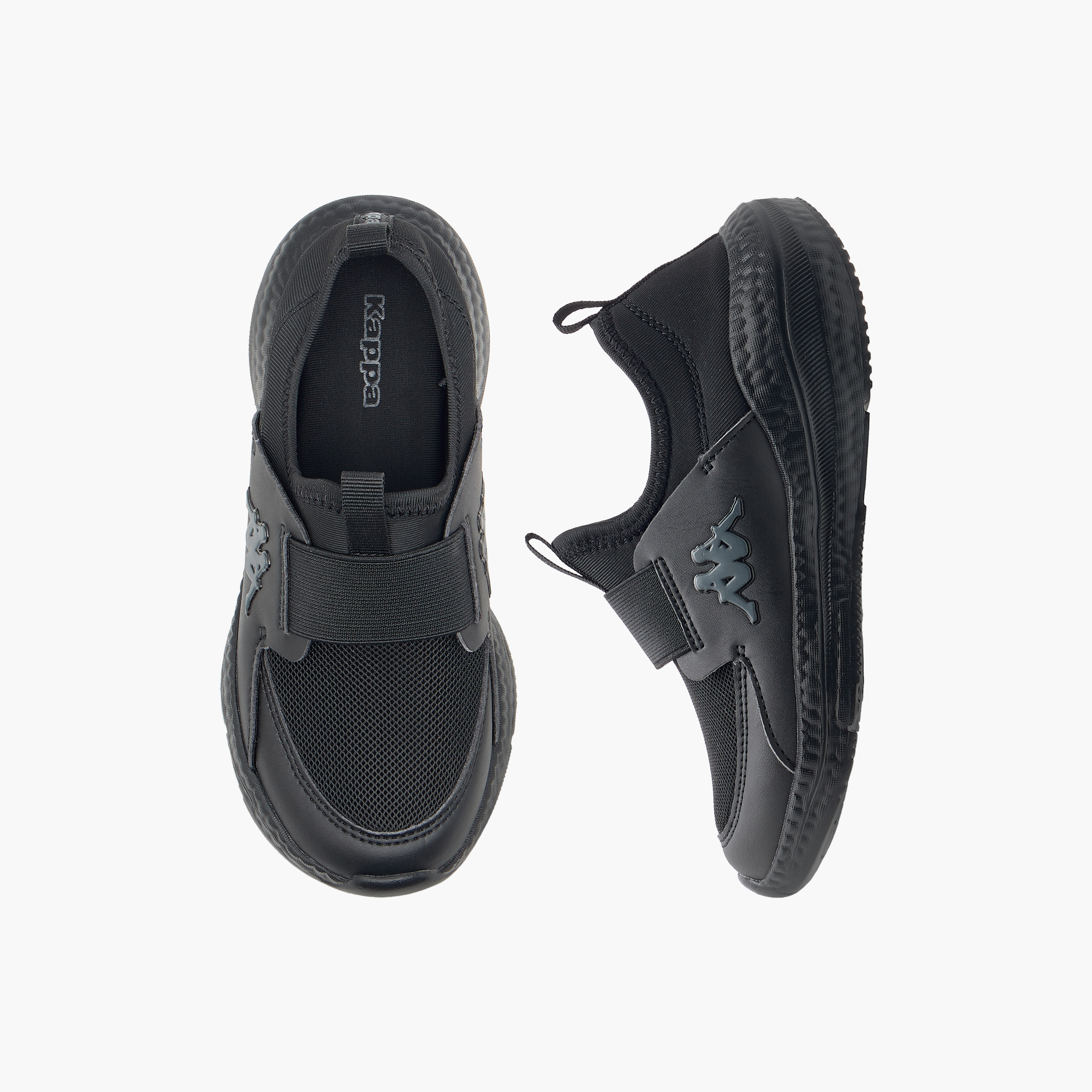 Kappa Kids Slip-On Cushioned Sole Walking Shoes-girls-shoes-schoolshoes-image-1