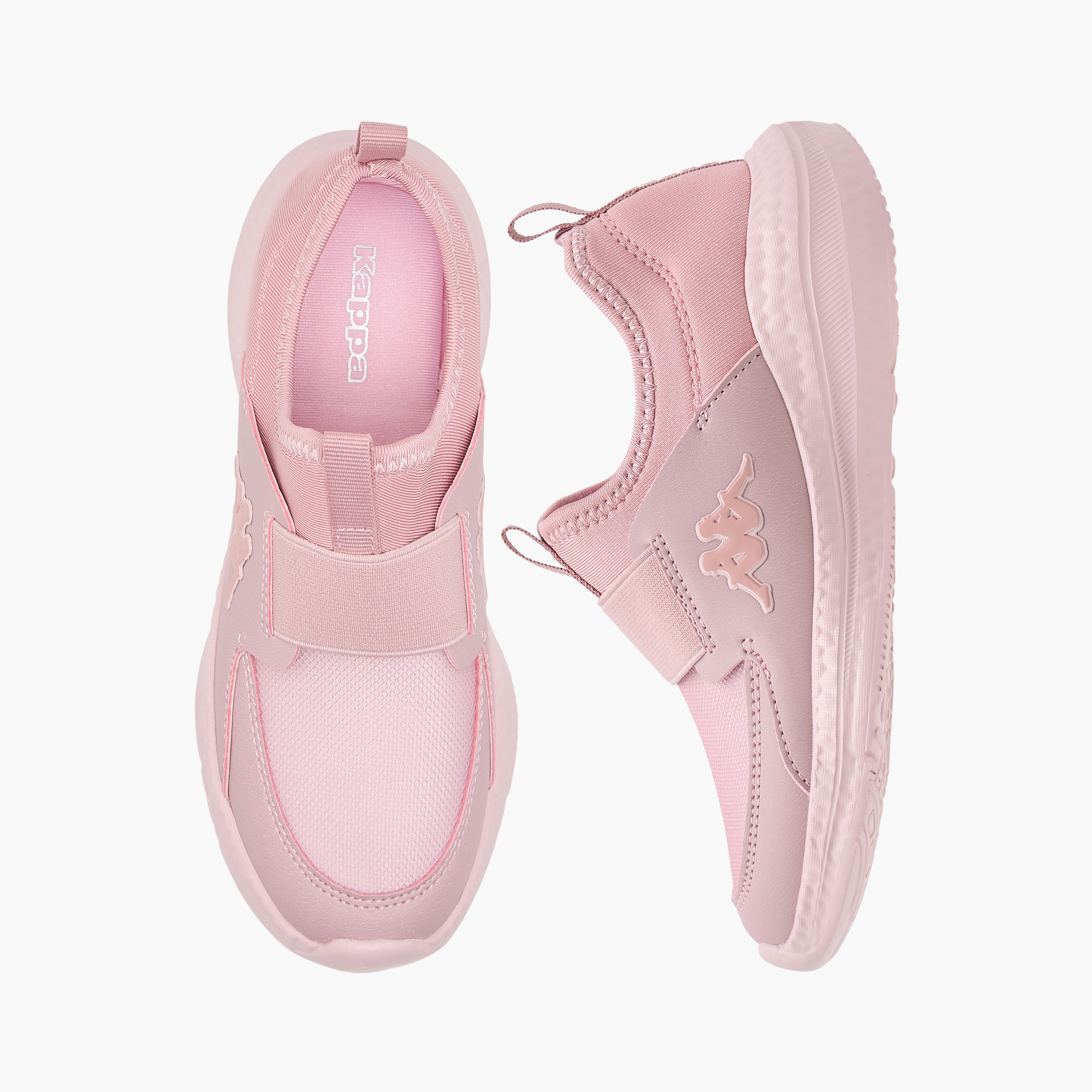 حذاء مشي سهل الارتداء بتفاصيل الشعار للبنات من كابا-girls-shoes-sports-image-1