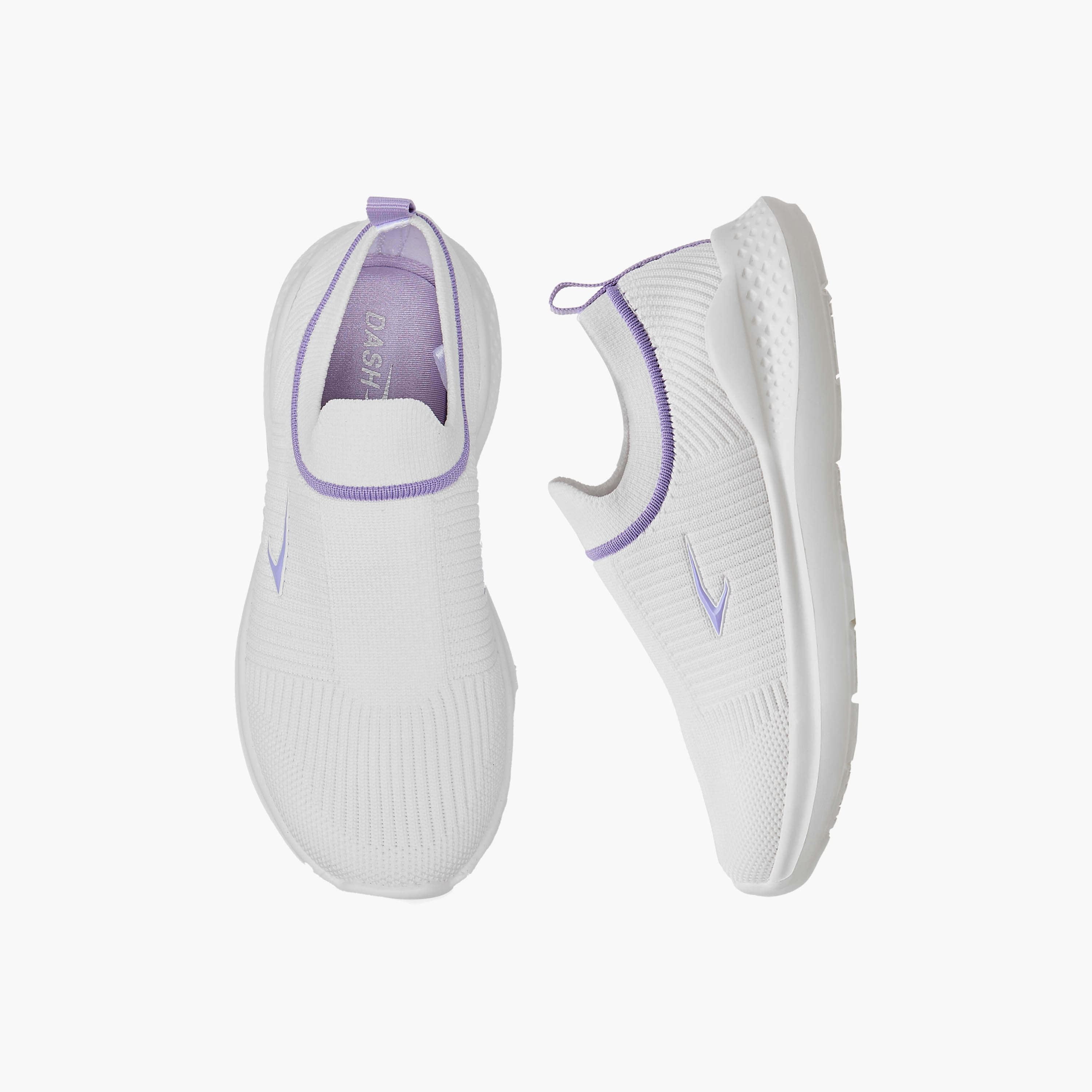 Dash Girls Textured Pull Tab Slip-On Walking Shoes-girls-shoes-sports-image-1