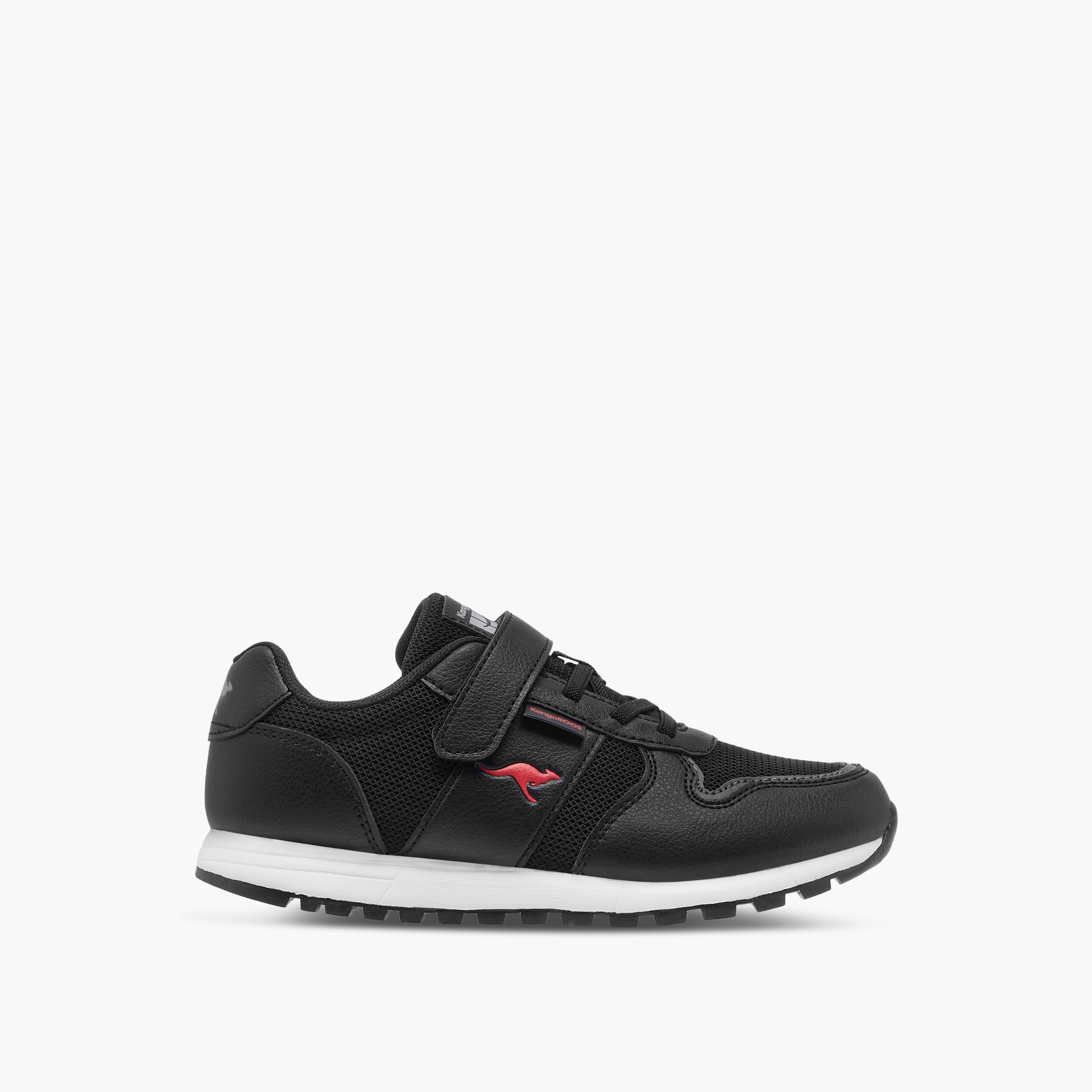 KangaROOS Kids' Logo Detail Sneakers with Hook and Loop Closure-boys-shoes-sneakers-image-3
