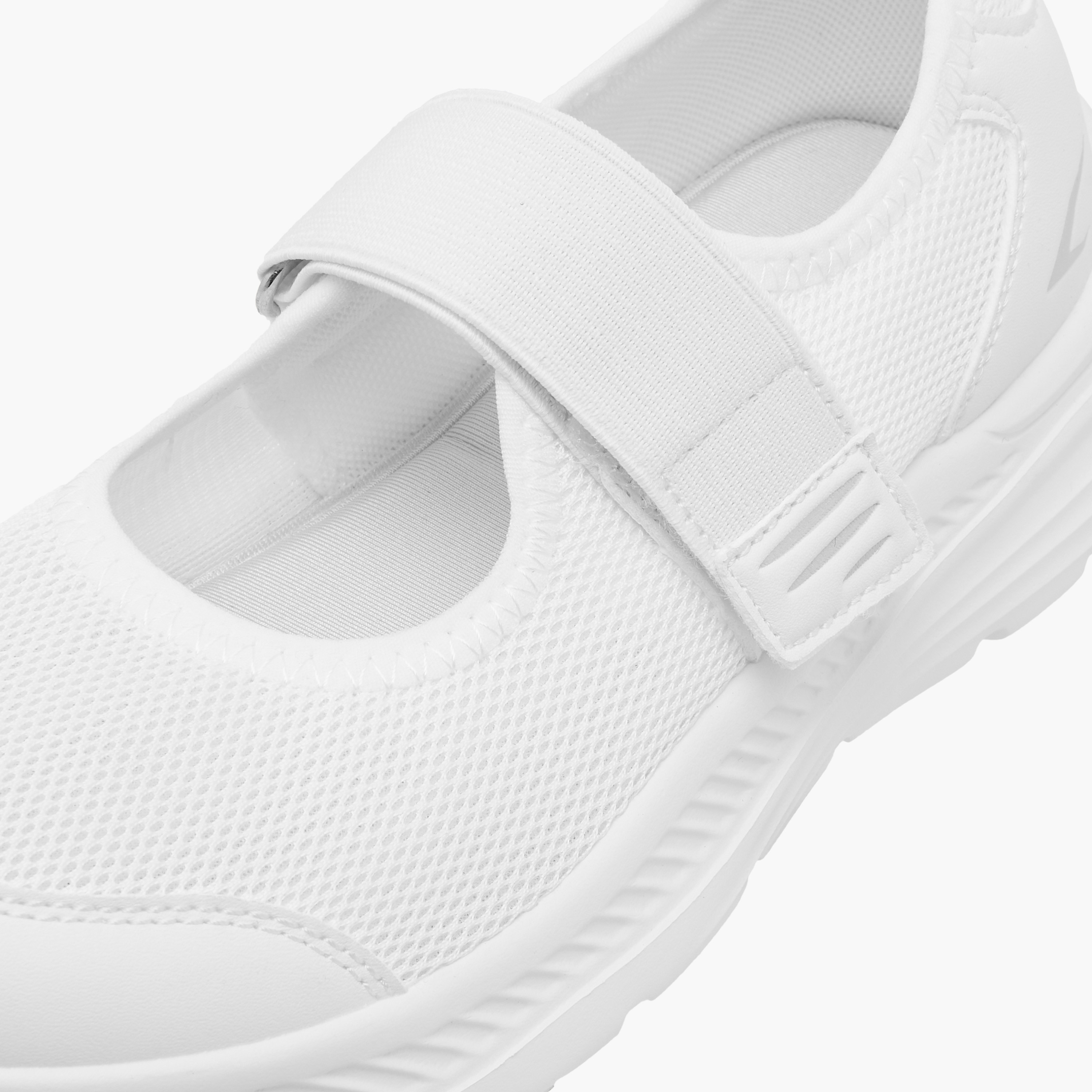 Dash Textured Mary Jane School Shoes with Hook and Loop Closure-girls-shoes-schoolshoes-image-4