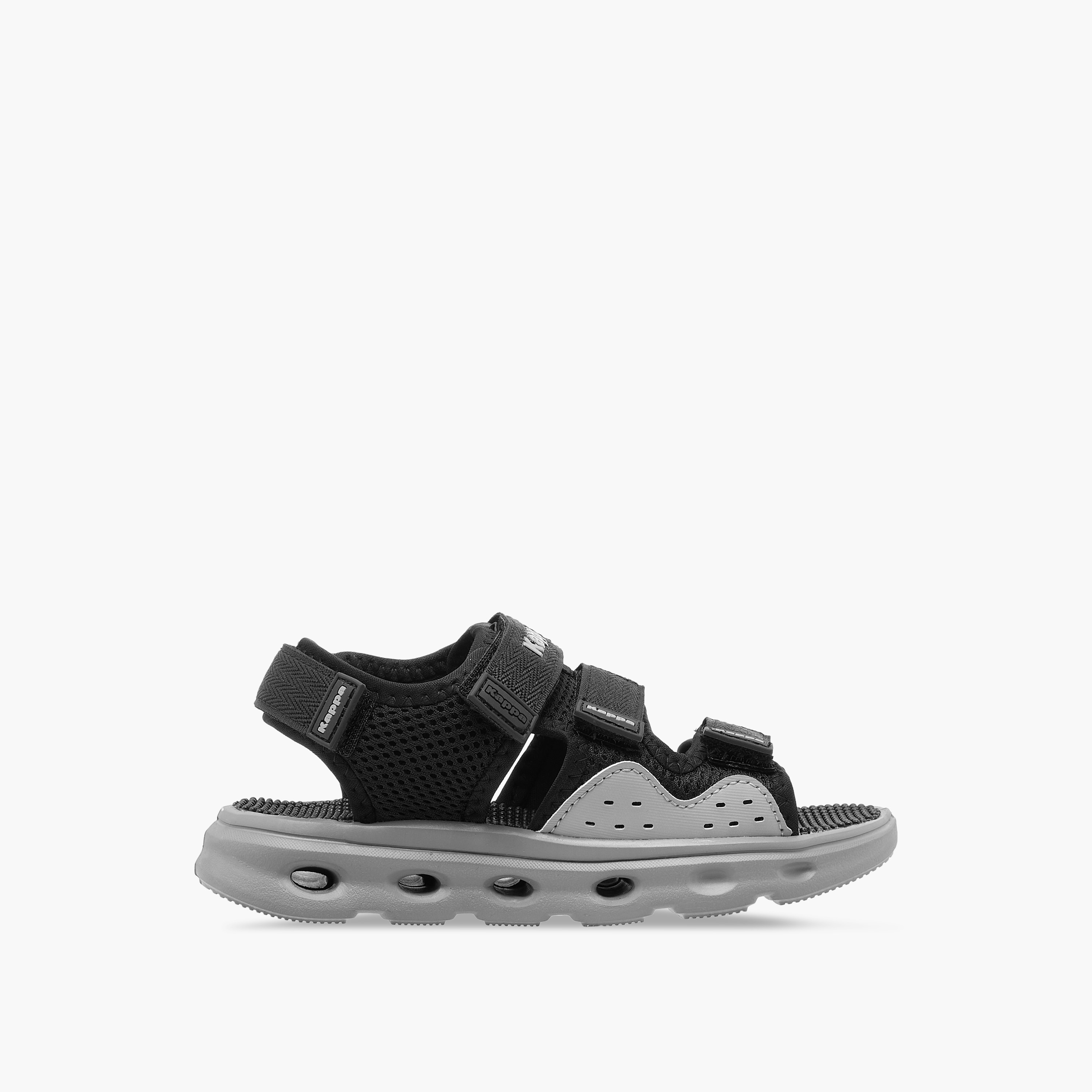 Kappa Boys' Logo Detail Floaters with Hook and Loop Closure-boys-shoes-sandals-image-2