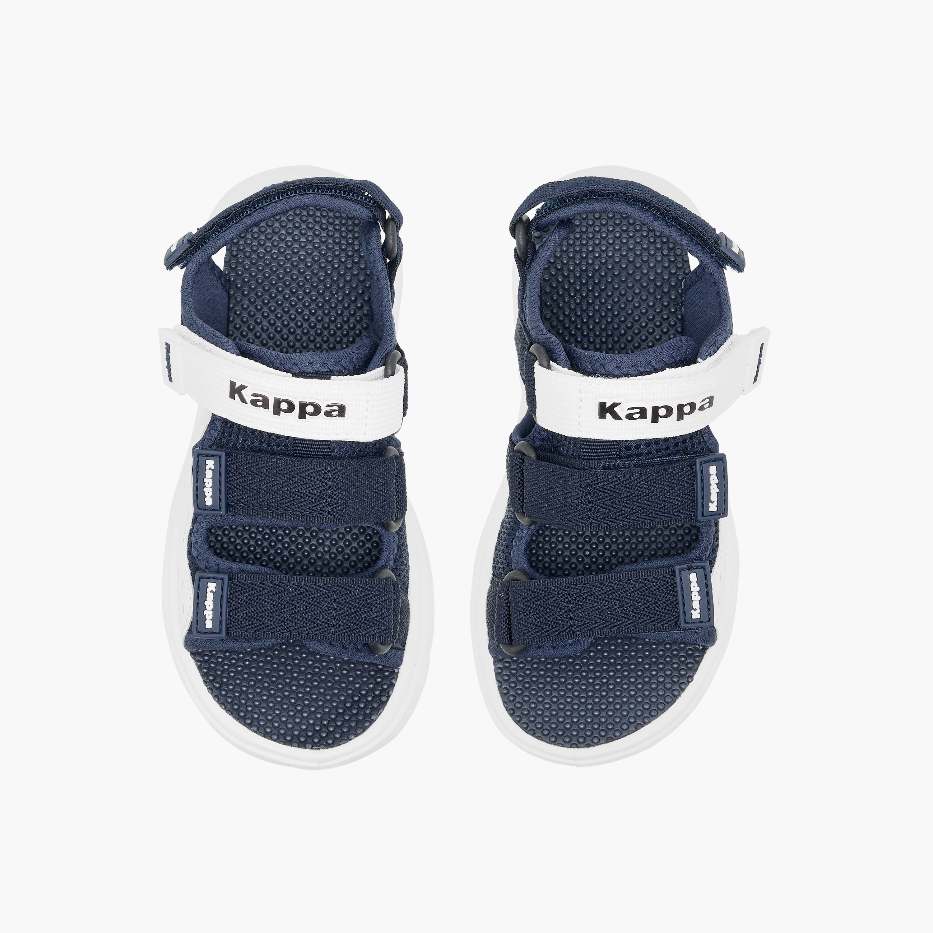 Kappa Boys' Logo Detail Floaters with Hook and Loop Closure-boys-shoes-sandals-image-1