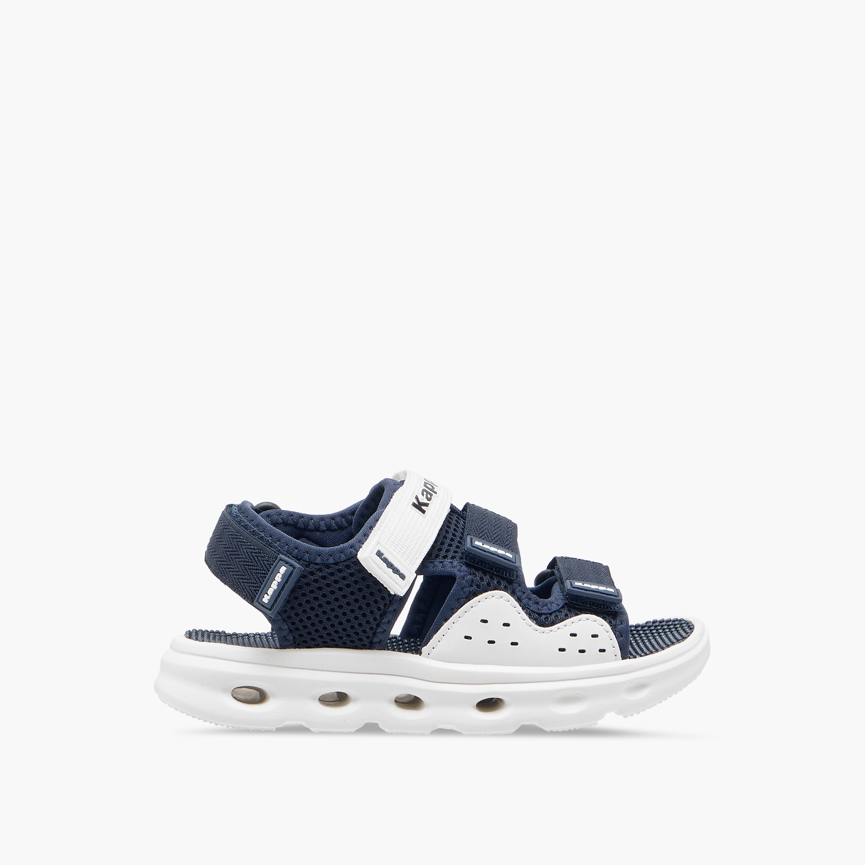 Kappa Boys' Logo Detail Floaters with Hook and Loop Closure-boys-shoes-sandals-image-2