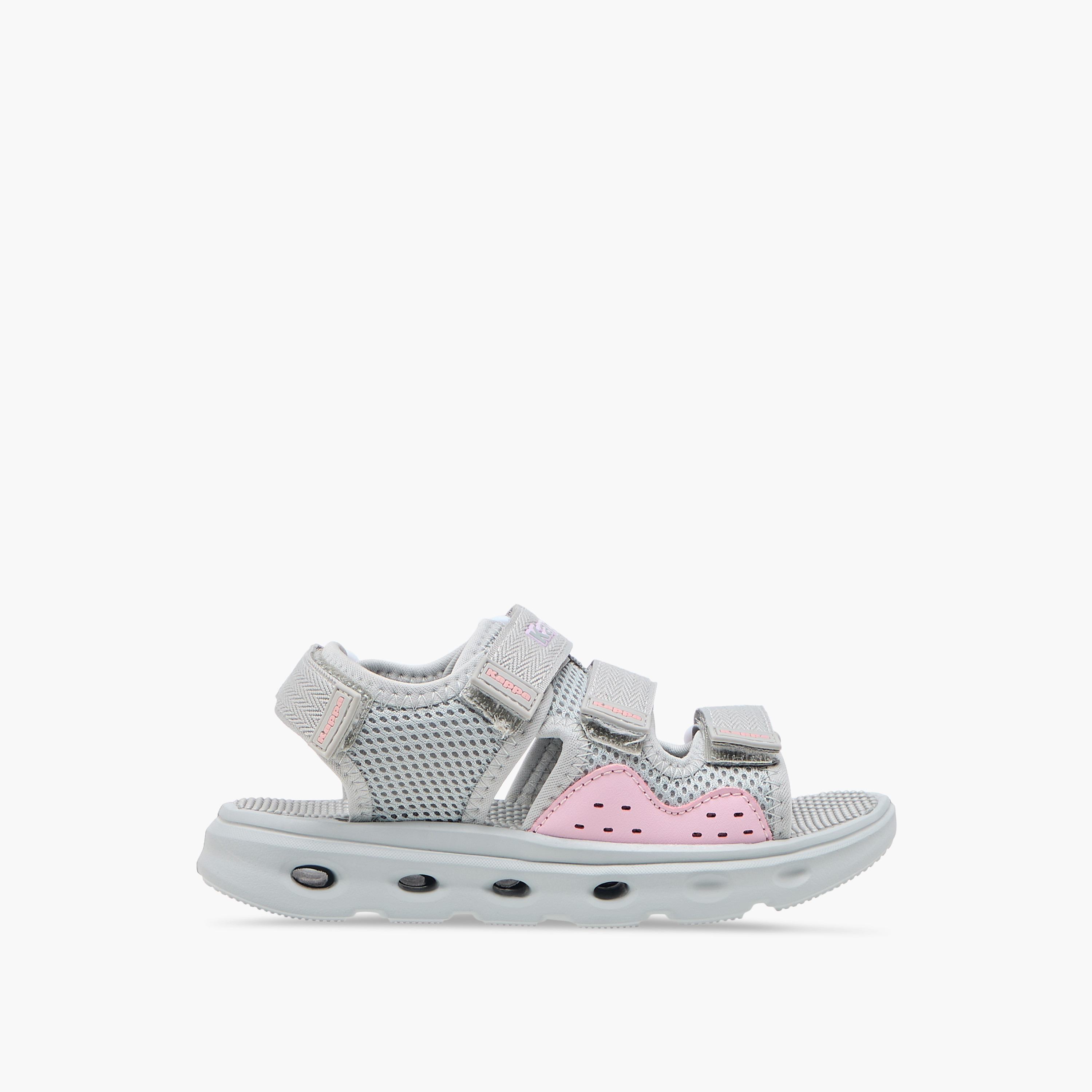 Kappa Girls' Logo Detail Floaters with Hook and Loop Closure-girls-shoes-sandals-image-2