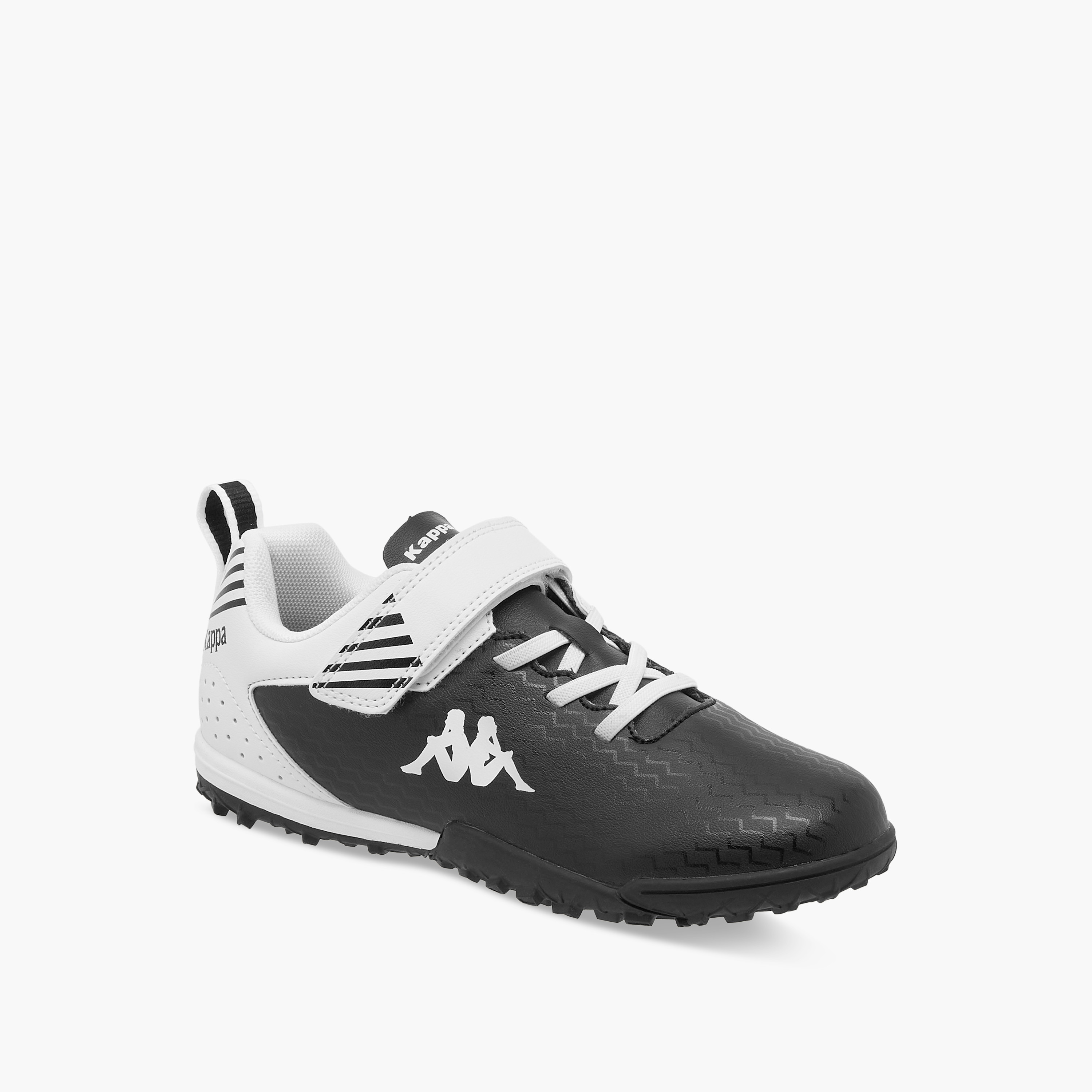 Kappa Kids Hook & Loop Durable Football Turf Shoes-girls-shoes-sports-image-2