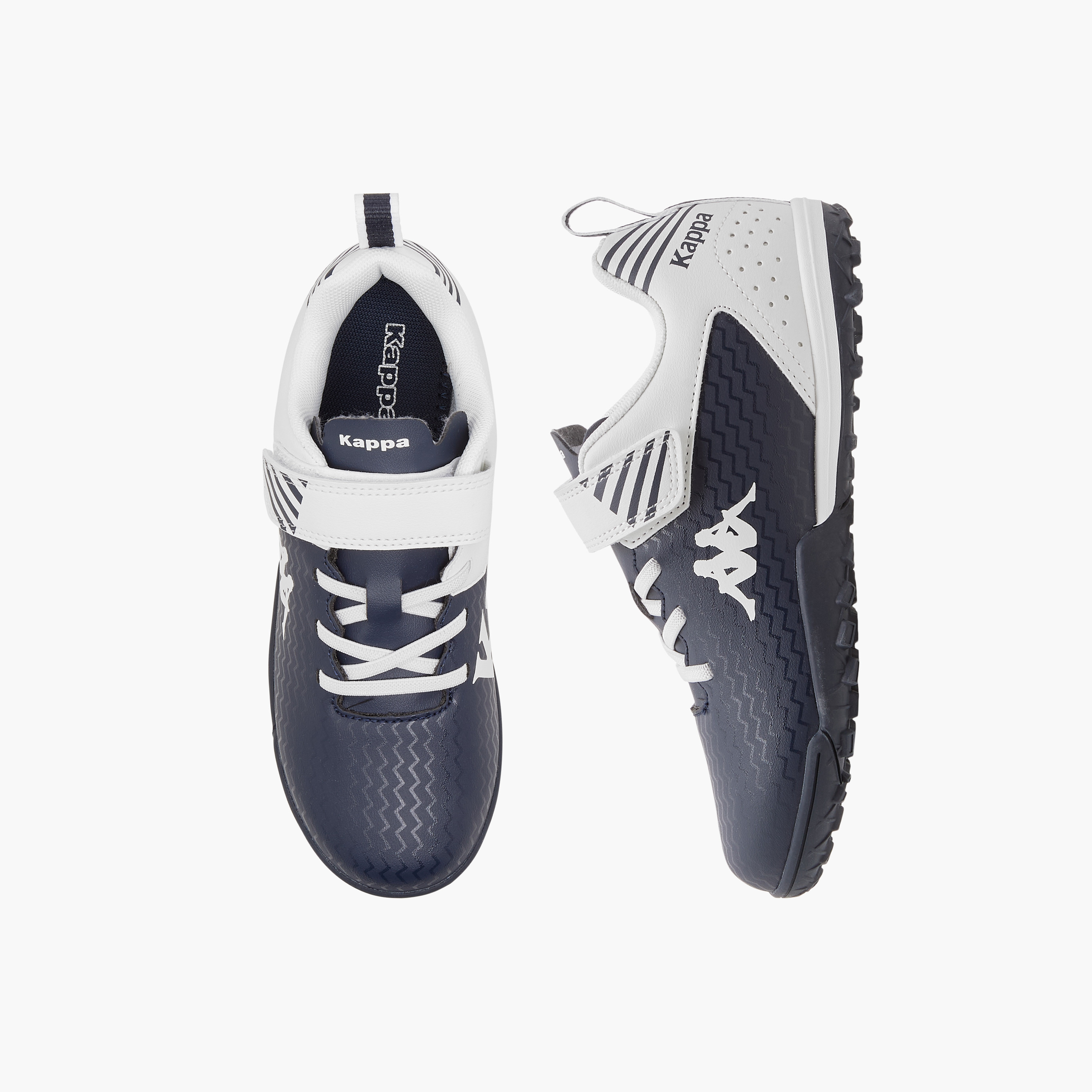 حذاء كرة قدم للعشب الصناعي متين بشريط إغلاق لاصق للأطفال من كابا-sports-boys-shoes-image-1