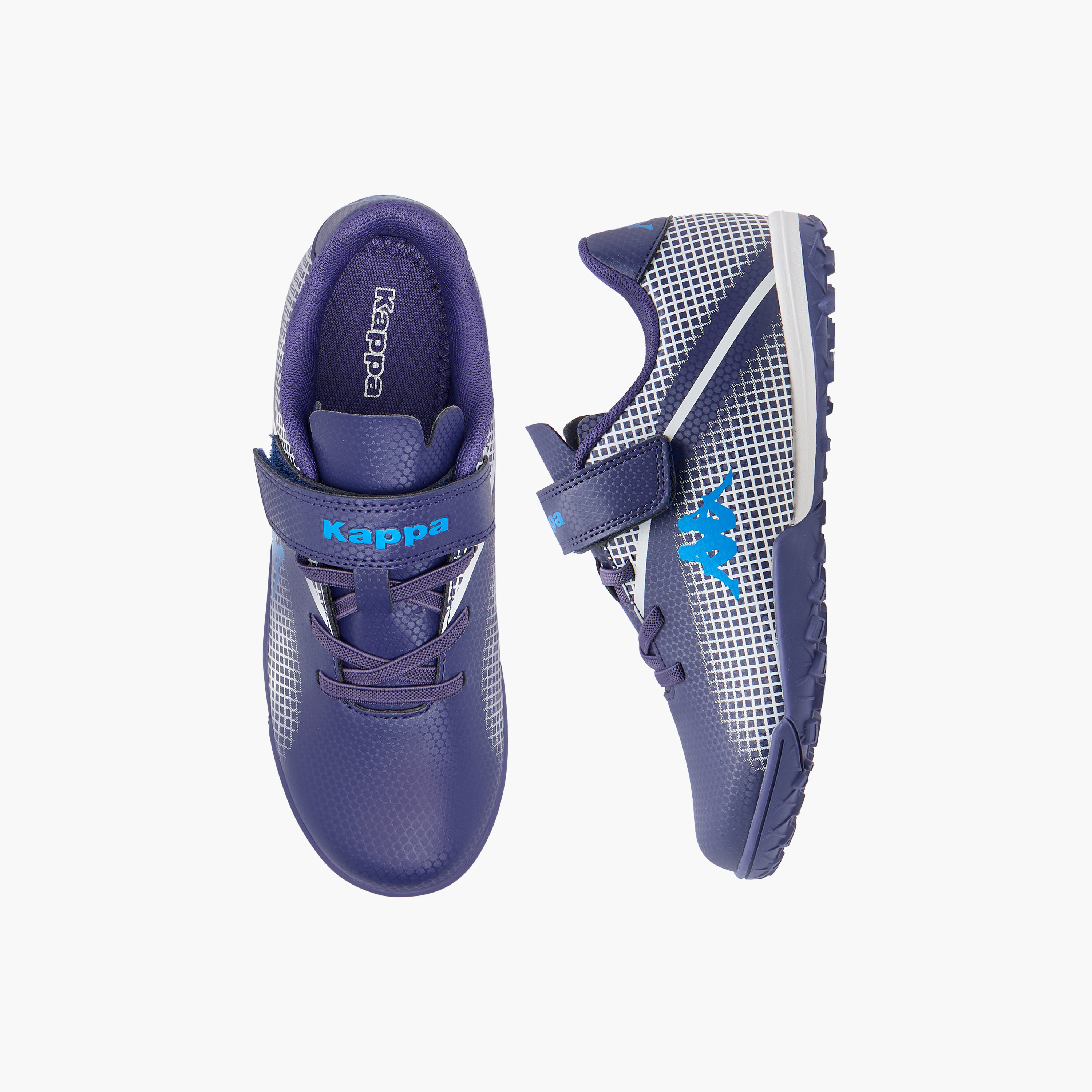 Kappa Boys Hook & Loop Durable Football Turf Shoes-sports-gear-football-shoes-turf-image-1