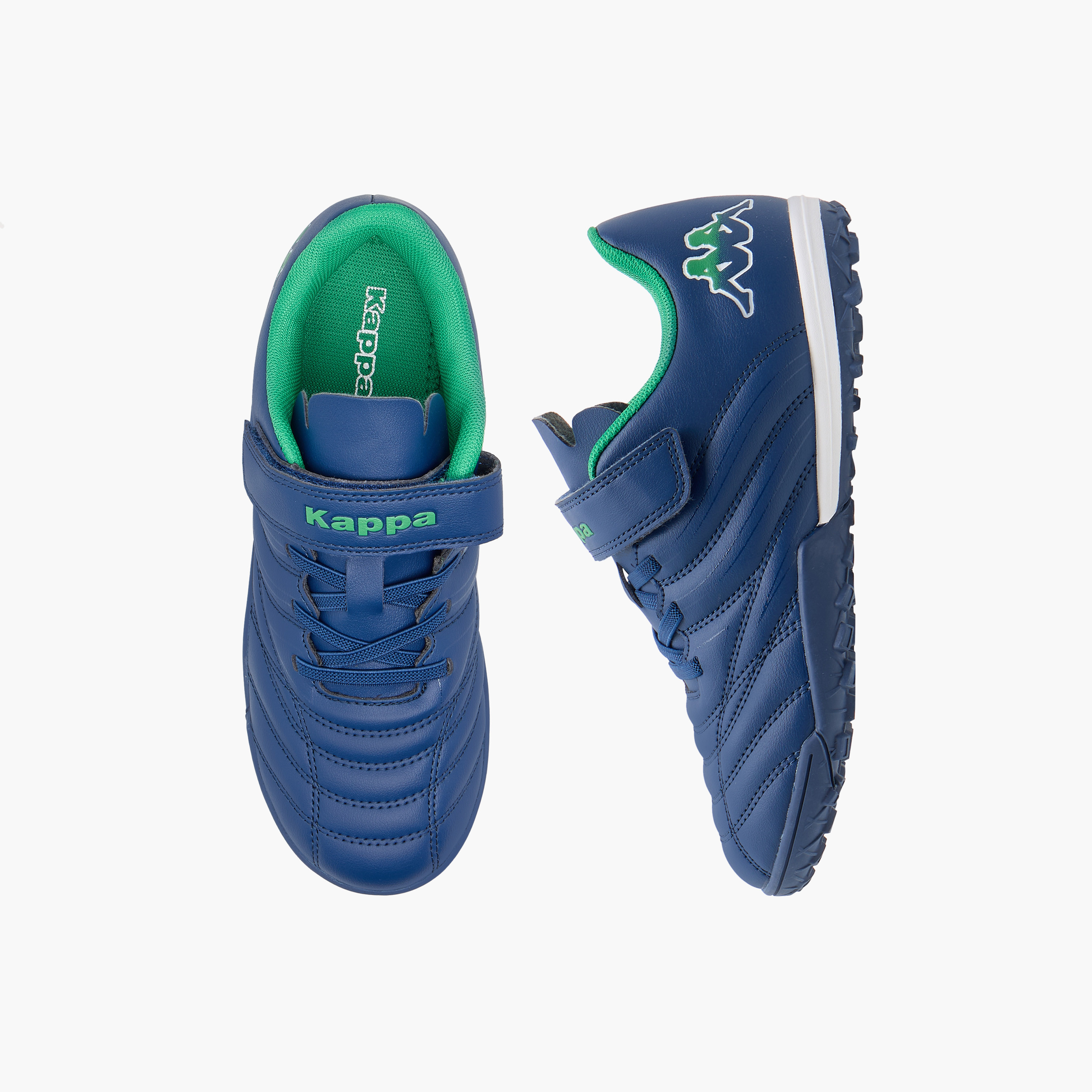 Kappa Kids Hook & Loop Durable Football Turf Shoes-girls-shoes-sports-image-1