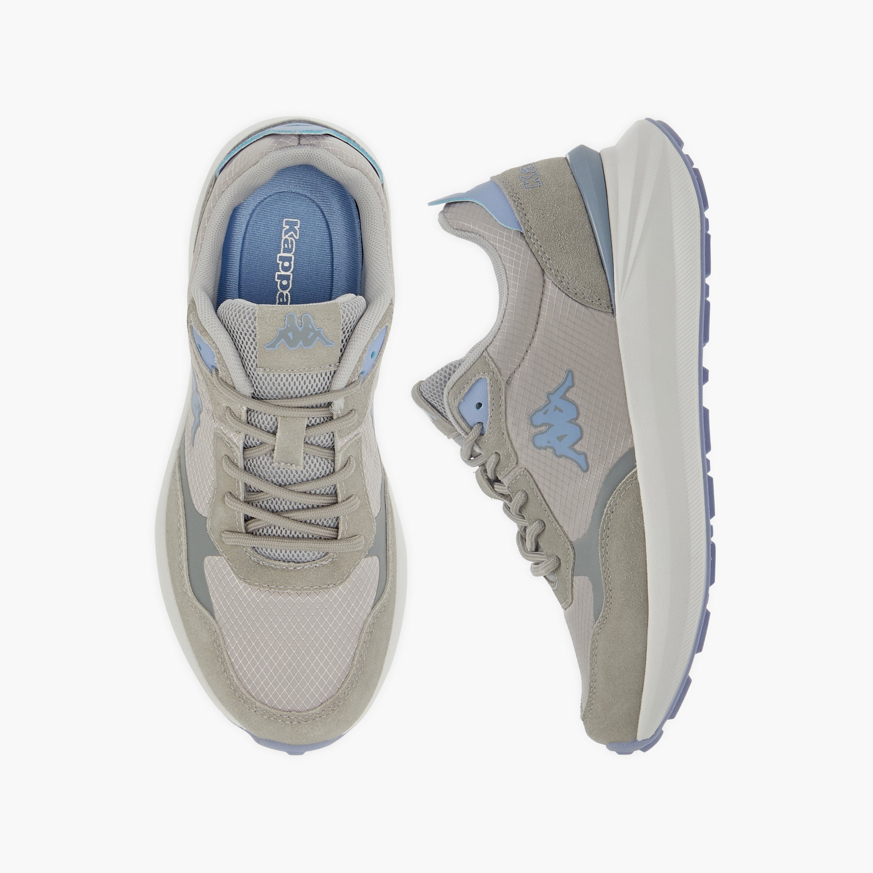 Kappa Women's Panelled Sports Shoes with Lace-Up Closure-sports-women-shoes-image-1