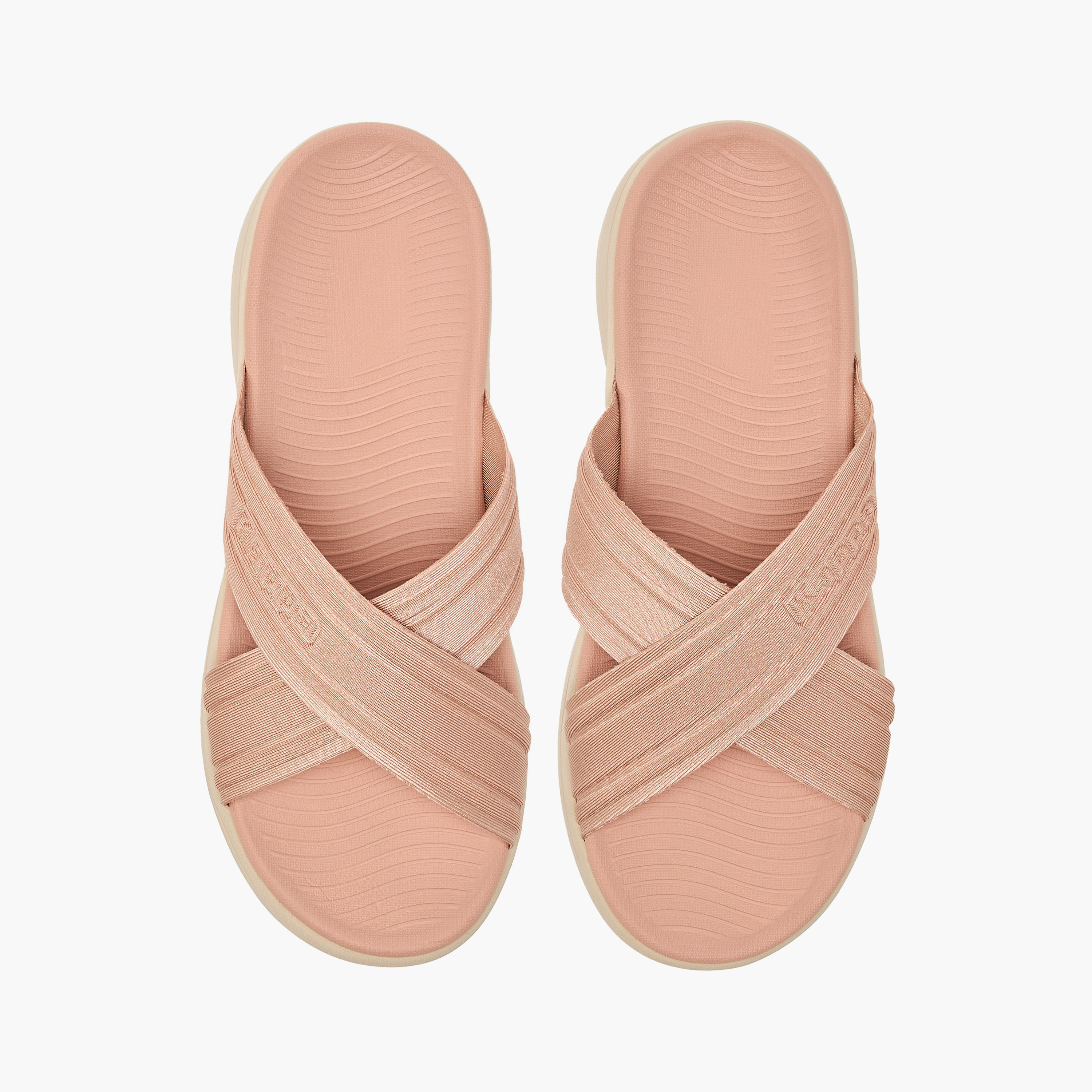 Kappa Women's Cross Strap Slip-On Sandals-women-shoes-flats-sandals-image-1