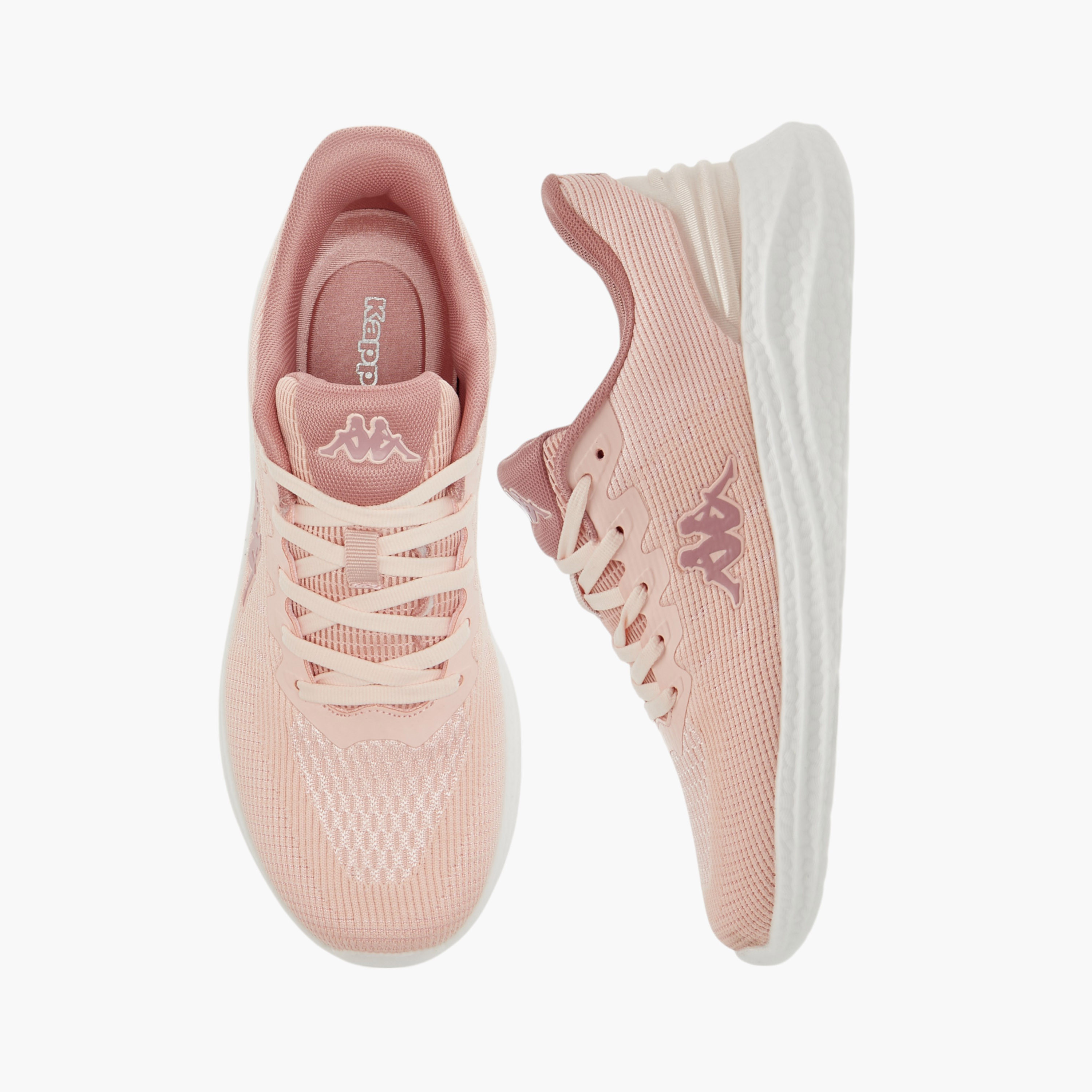 Kappa Women's Mesh Textured Sports Shoes with Lace-Up Closure-women-shoes-sneakers-image-1