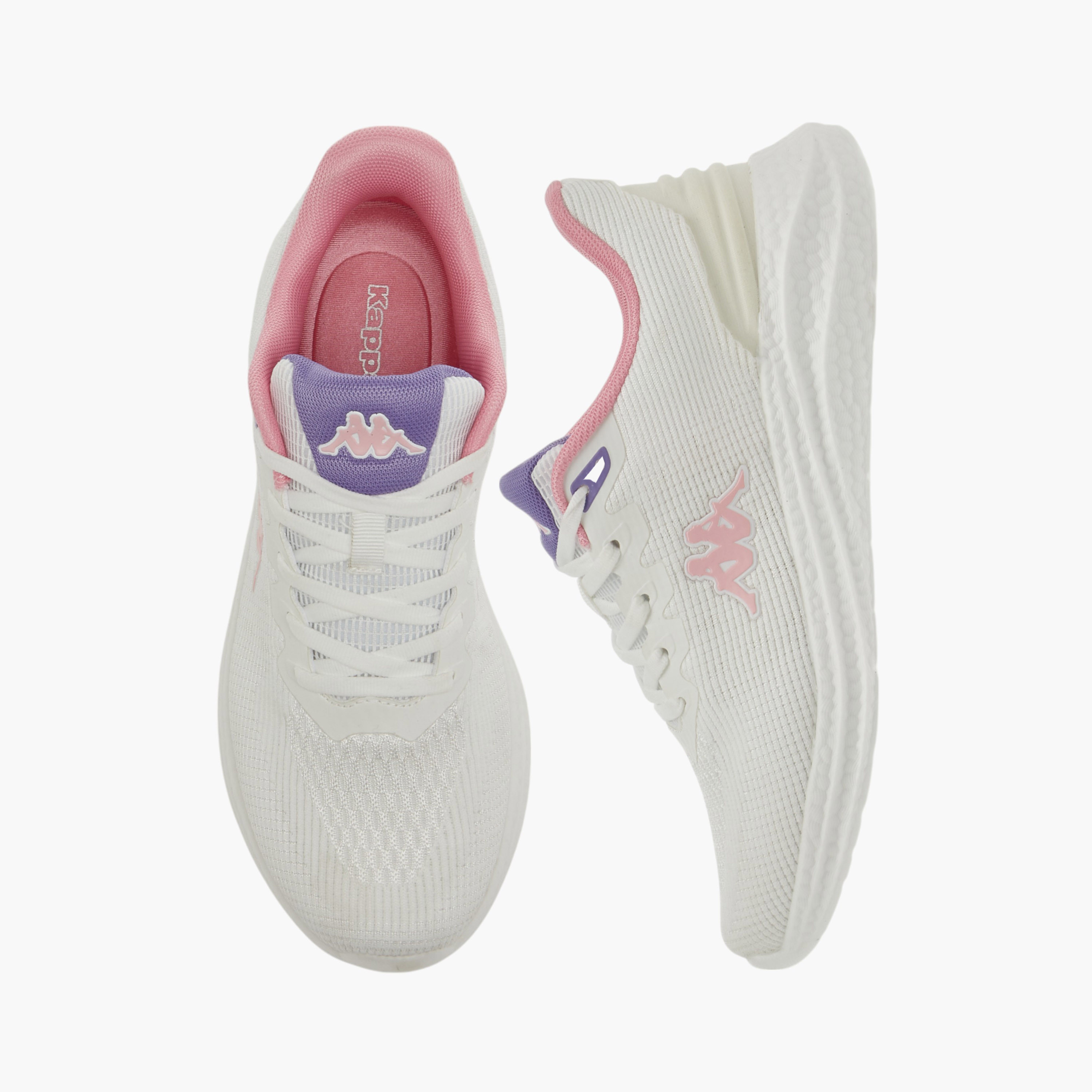 Kappa Women's Mesh Textured Sports Shoes with Lace-Up Closure-women-shoes-sneakers-image-1