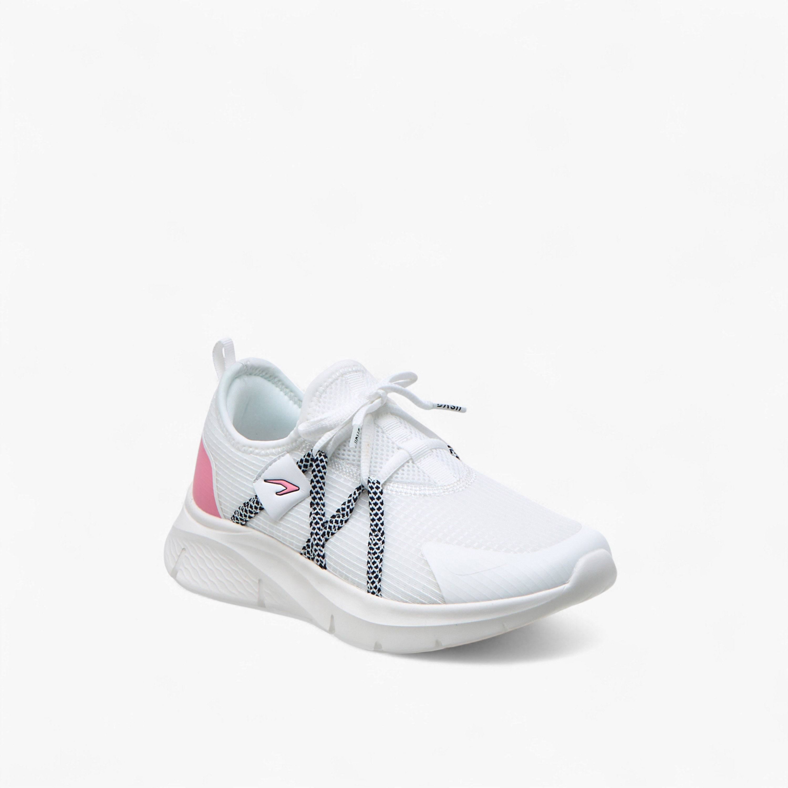 Dash Logo Detail Sports Shoes with Lace-Up Closure-women-shoes-sneakers-image-2
