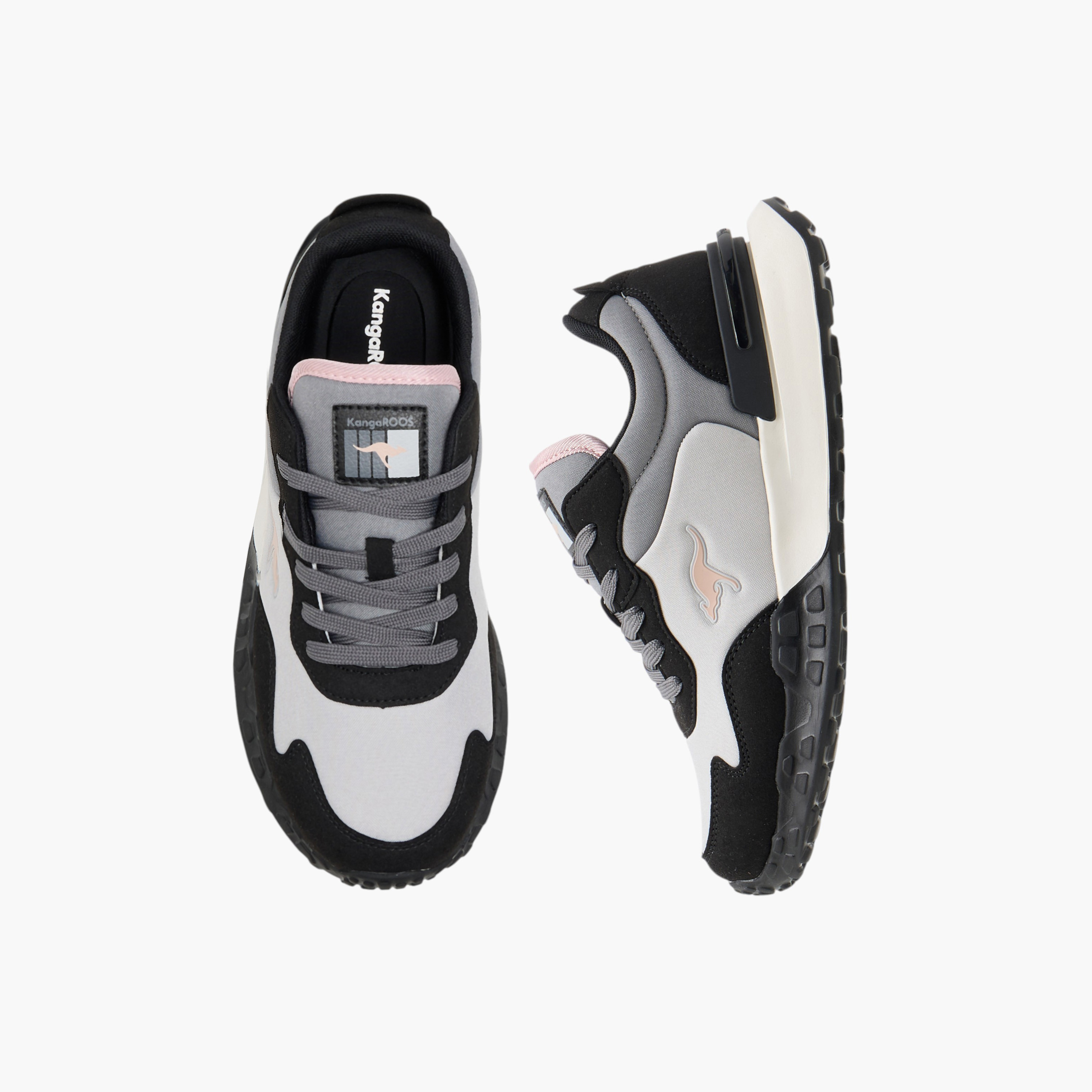 KangaROOS Women's Panelled Lace-Up Sports Shoes-women-shoes-sneakers-image-1