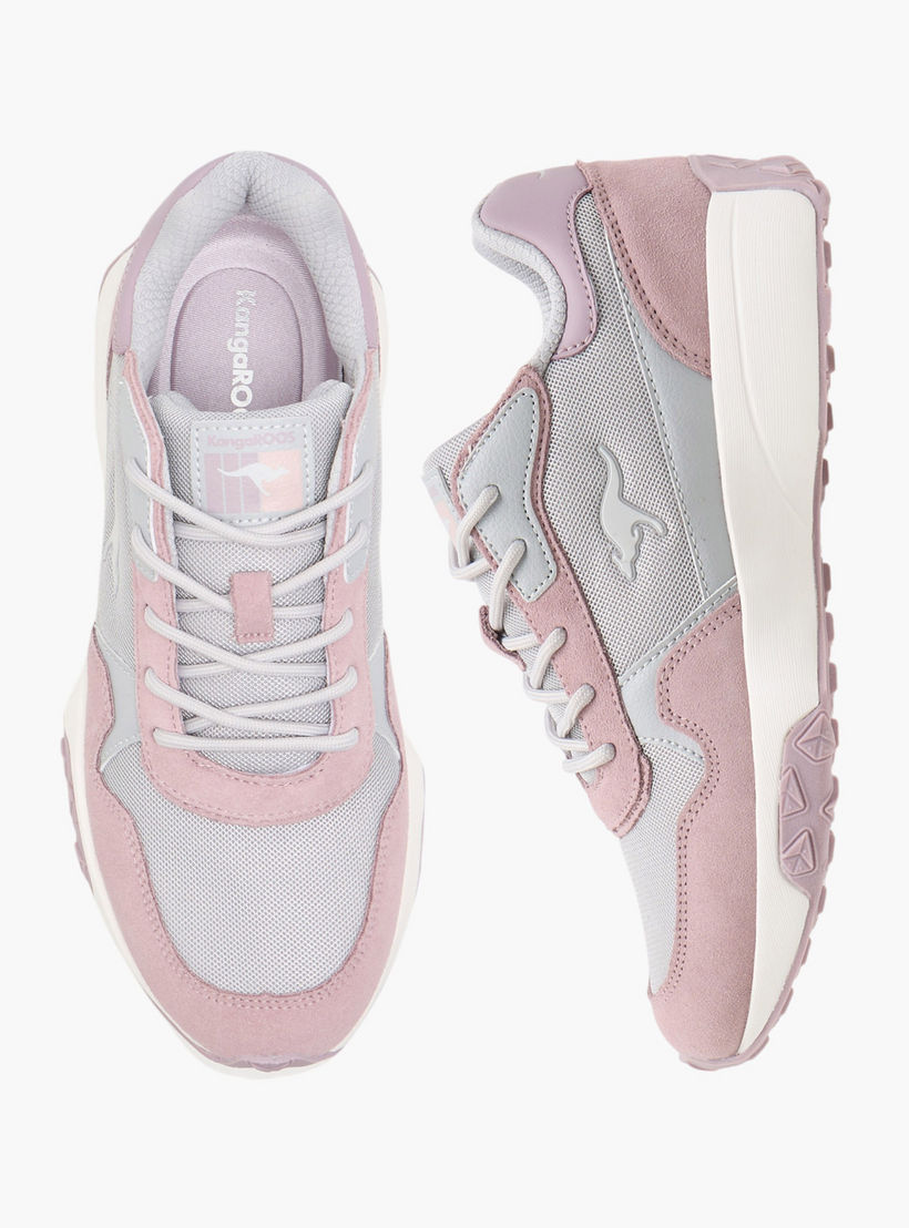 حذاء رياضي بقوالب ملونة ورباط للنساء من كانجاروس-women-shoes-sneakers-image-1