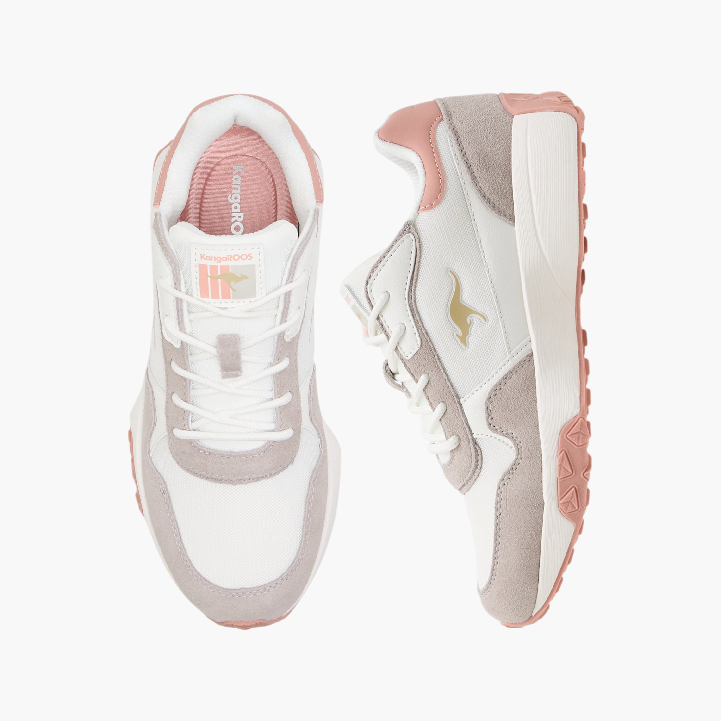حذاء رياضي بقوالب ملونة ورباط للنساء من كانجاروس-women-shoes-sneakers-image-1