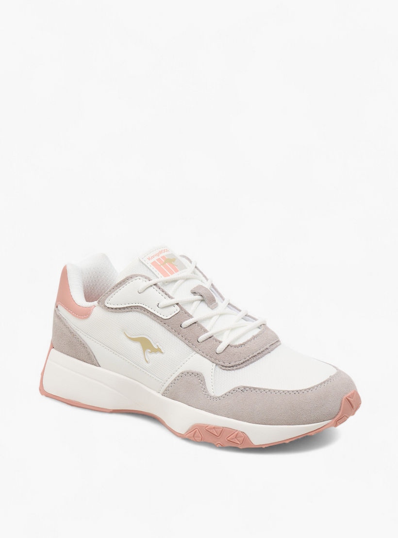 حذاء رياضي بقوالب ملونة ورباط للنساء من كانجاروس-women-shoes-sneakers-image-3