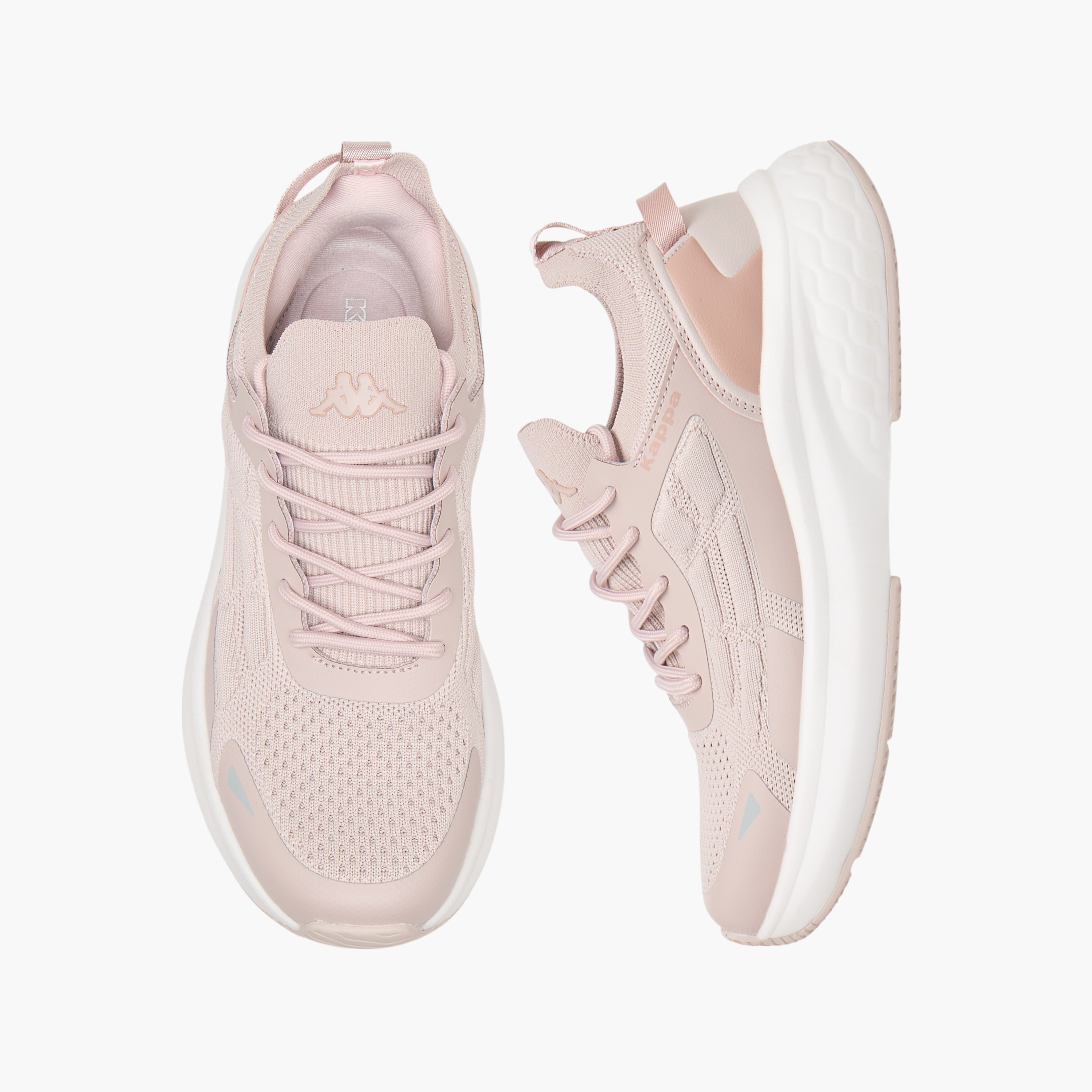 Kappa Women's Logo Print Sports Shoes with Lace-Up Closure-women-shoes-sports-image-1