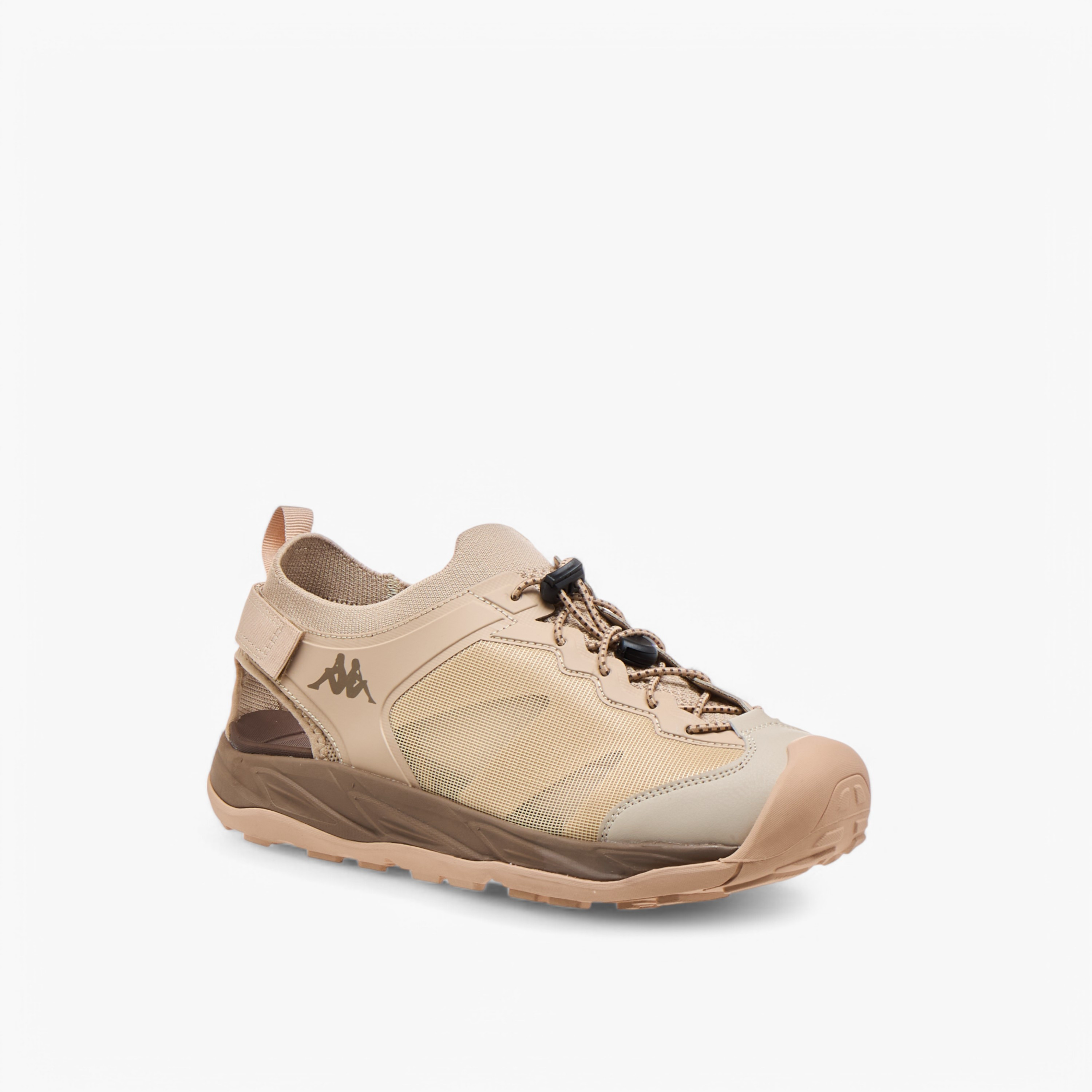 Kappa Men's Logo Print Sneakers with Hook and Loop Closure-men-shoes-sneakers-image-2