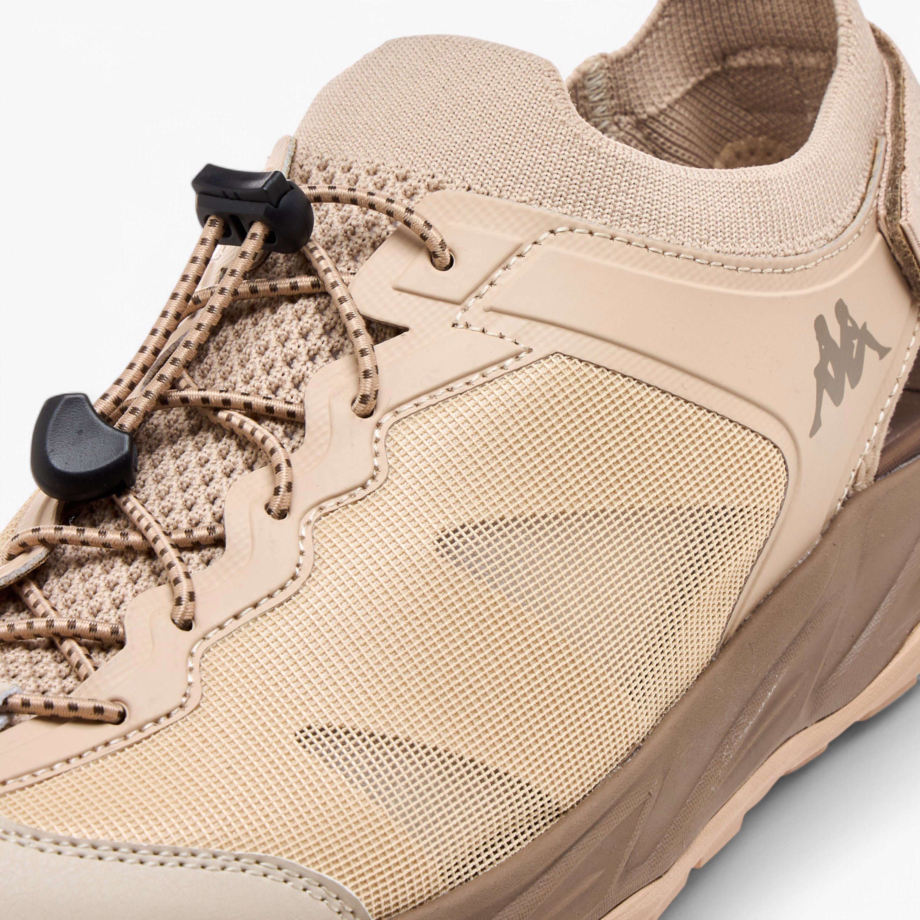 Kappa Men's Logo Print Sneakers with Hook and Loop Closure-men-shoes-sneakers-image-4