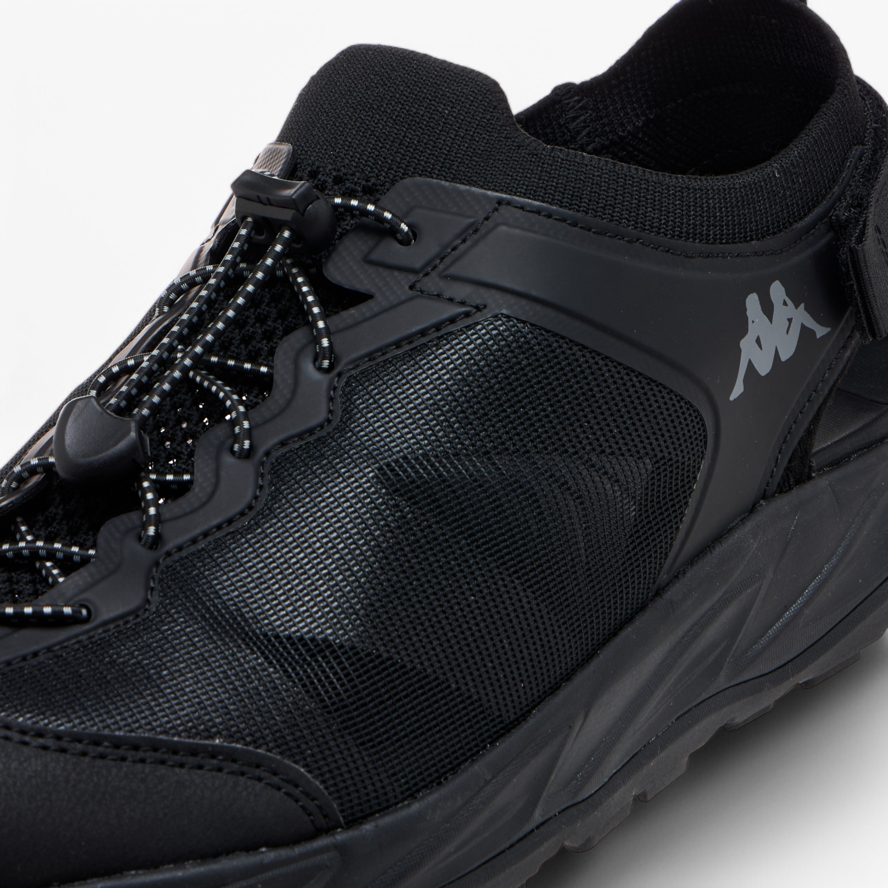 Kappa Men's Logo Print Sneakers with Hook and Loop Closure-men-shoes-sneakers-image-10