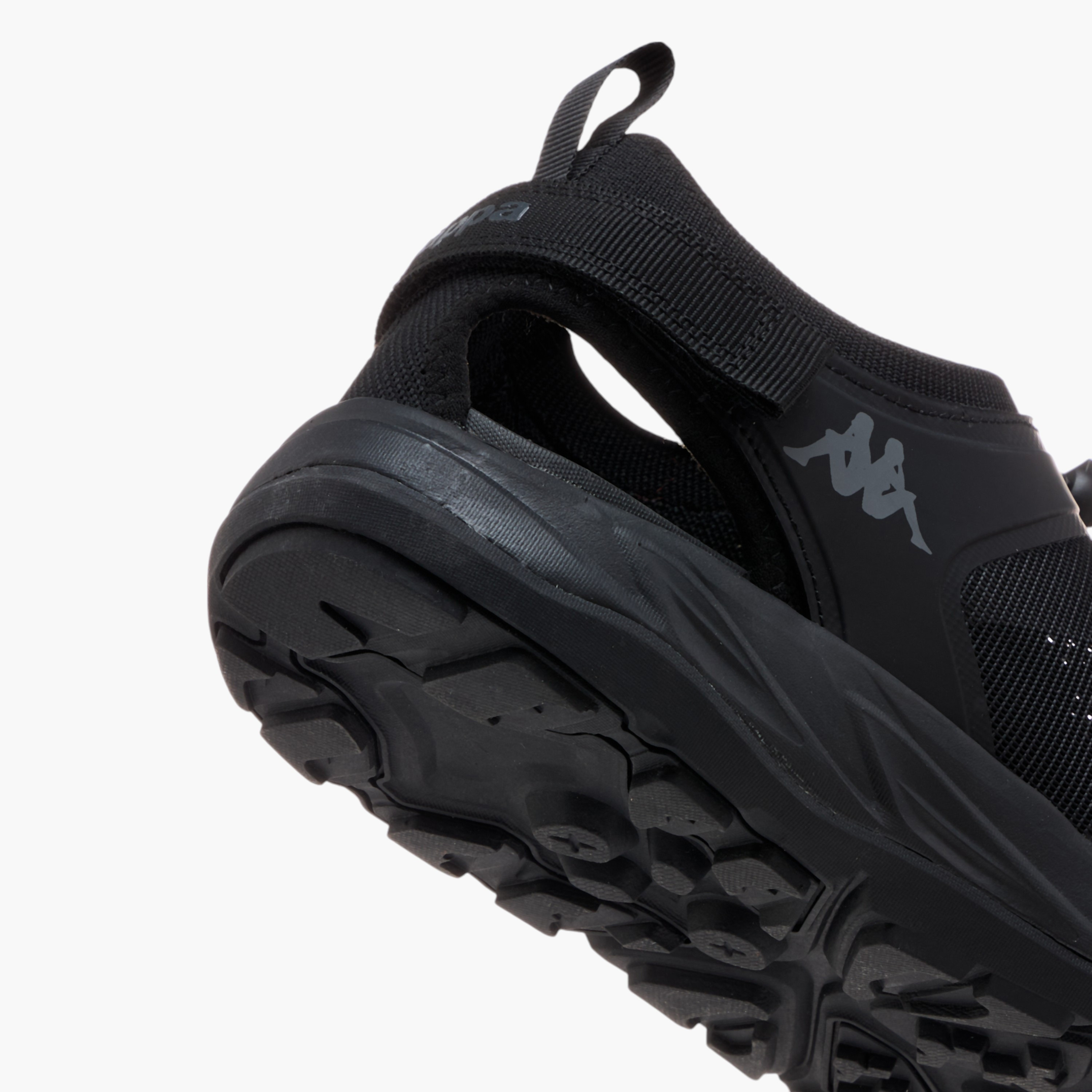 Kappa Men's Logo Print Sneakers with Hook and Loop Closure-men-shoes-sneakers-image-11