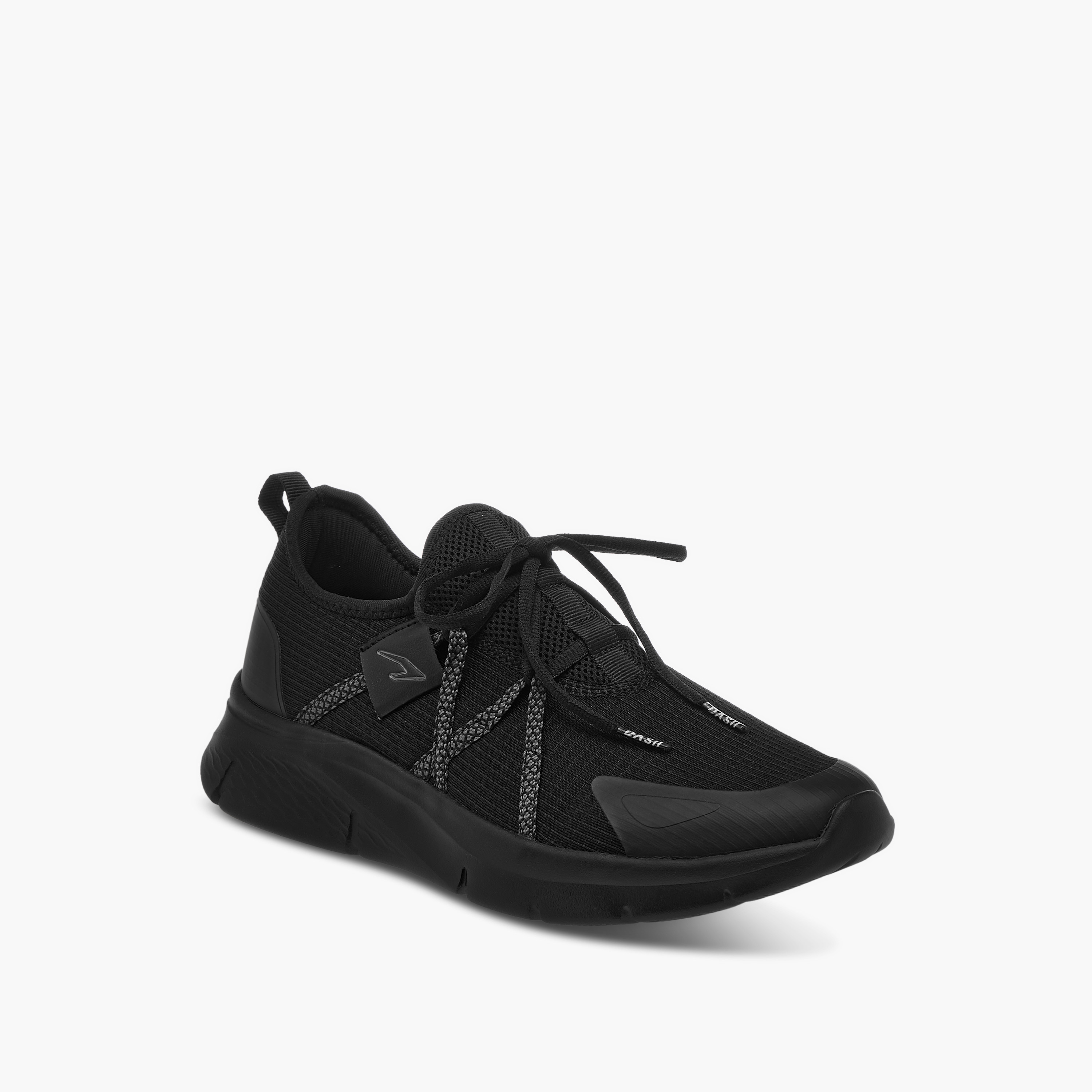 Dash Textured Lace-Up Sports Shoes-sports-men-shoes-image-2