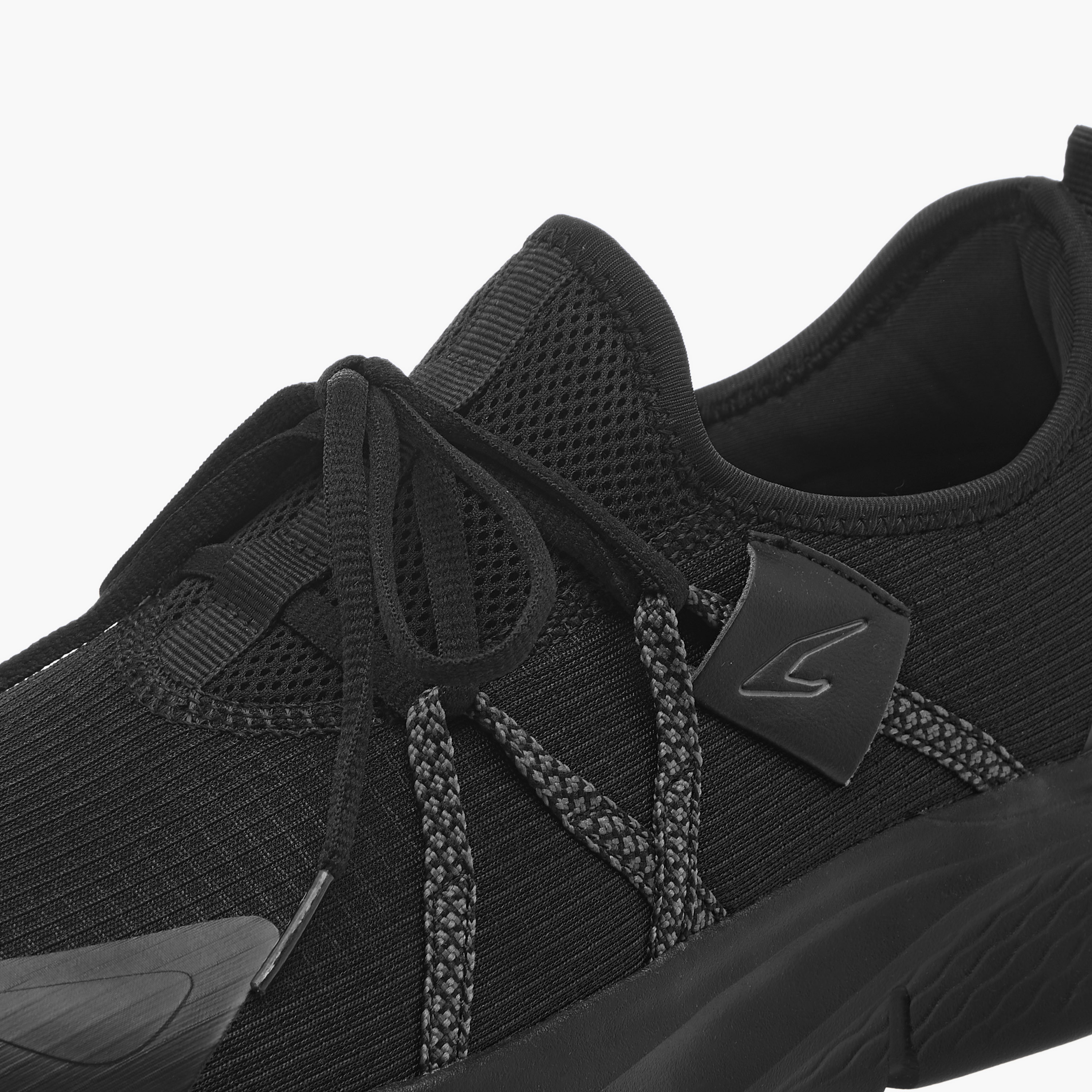 Dash Textured Lace-Up Sports Shoes-sports-men-shoes-image-4