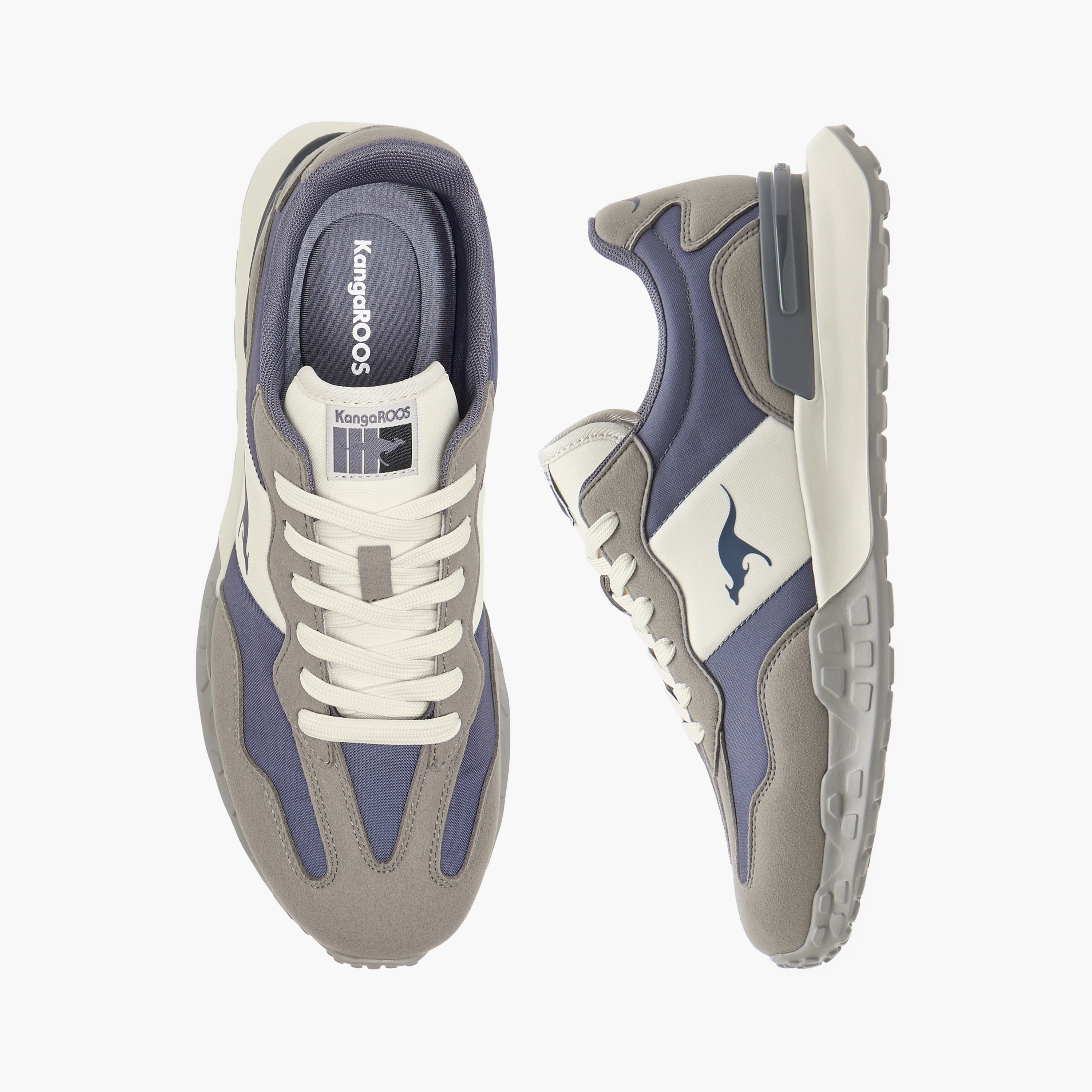 كانجاروز - حذاء رياضي رجالي مع تفاصيل الشعار ورباط إغلاق-sports-men-shoes-image-1
